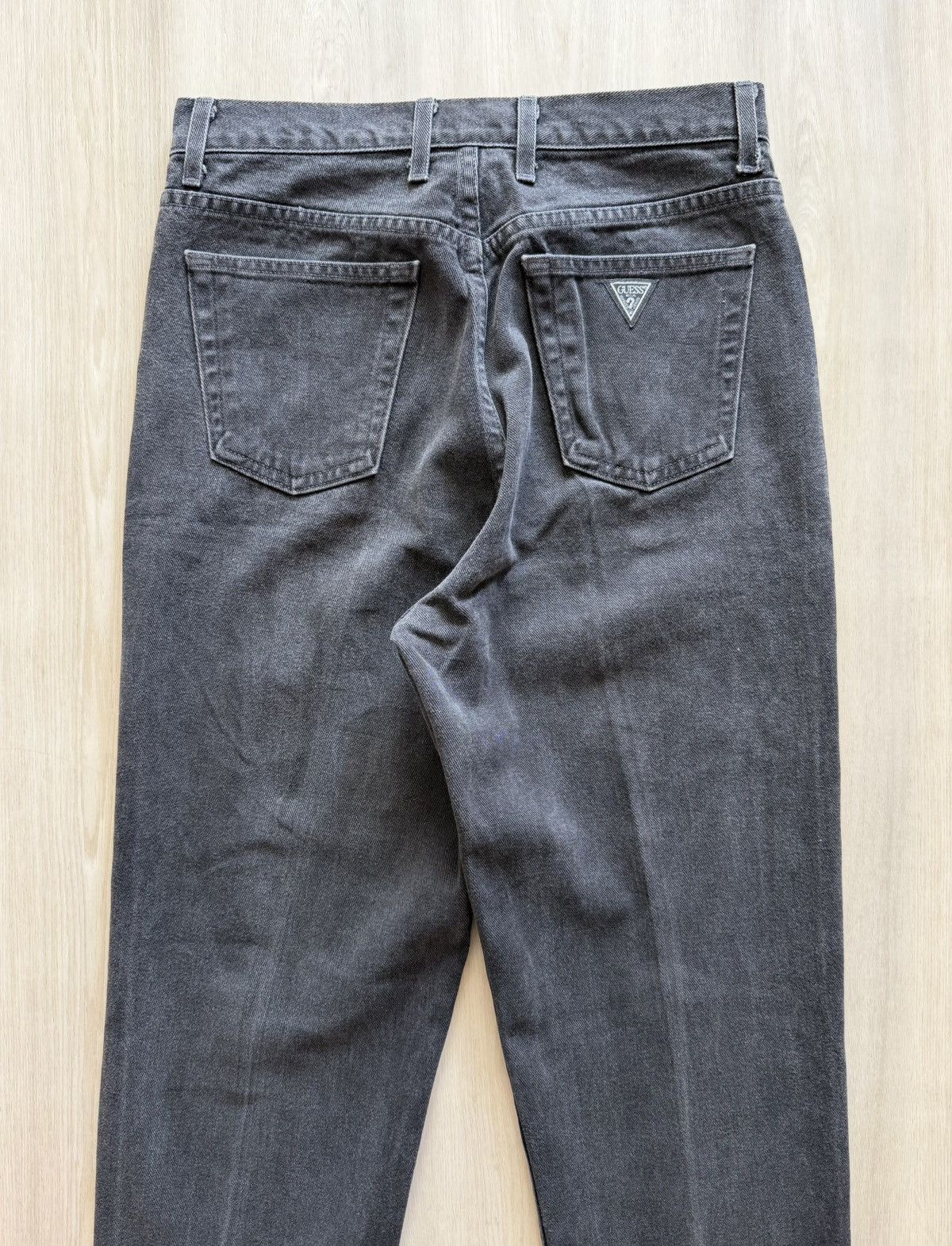 Guess Vtg 90s Guess High Rise Tapered Leg USA Sz 31 *fits Sz 30 Size 30" / US 8 / IT 44 - 2 Thumbnail