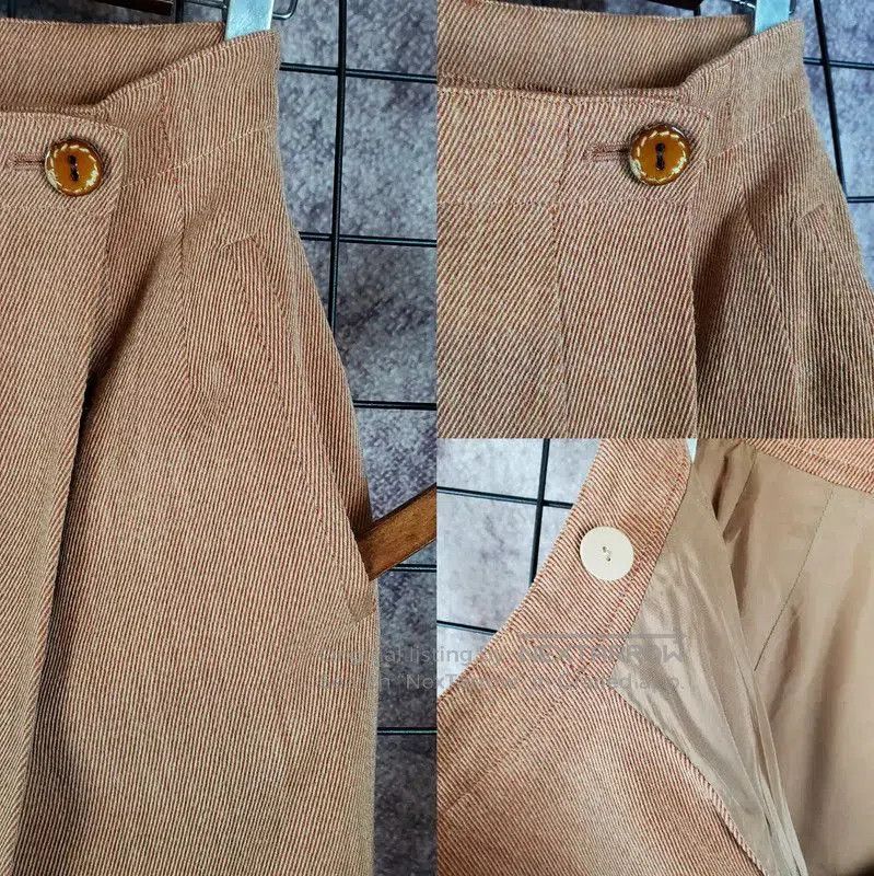 Dior Dior A-line Wool Skirt in Orange . Size 23" - 6 Thumbnail