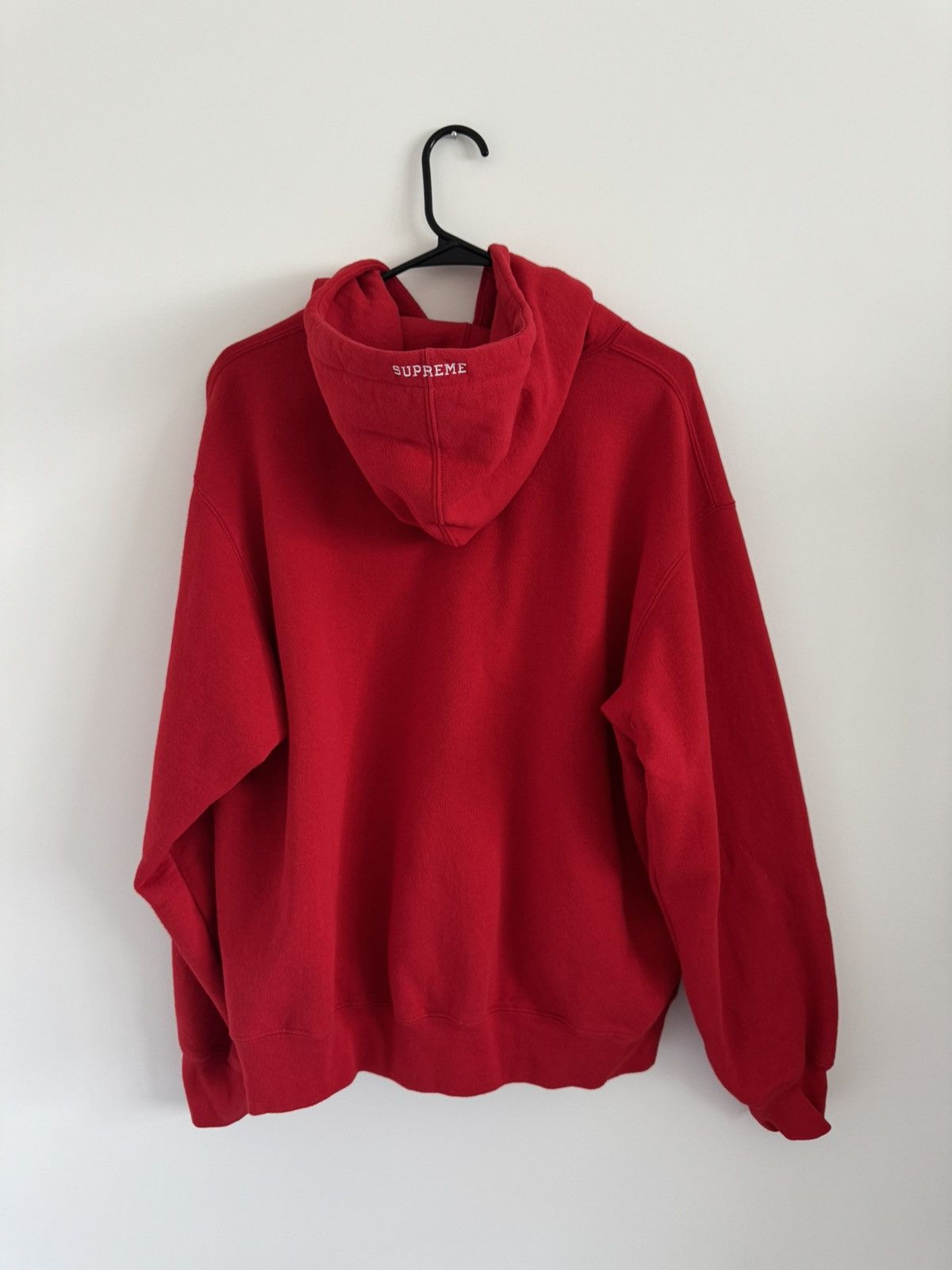 Supreme Preowned Supreme $ Red Hoodie Size US M / EU 48-50 / 2 - 7 Thumbnail