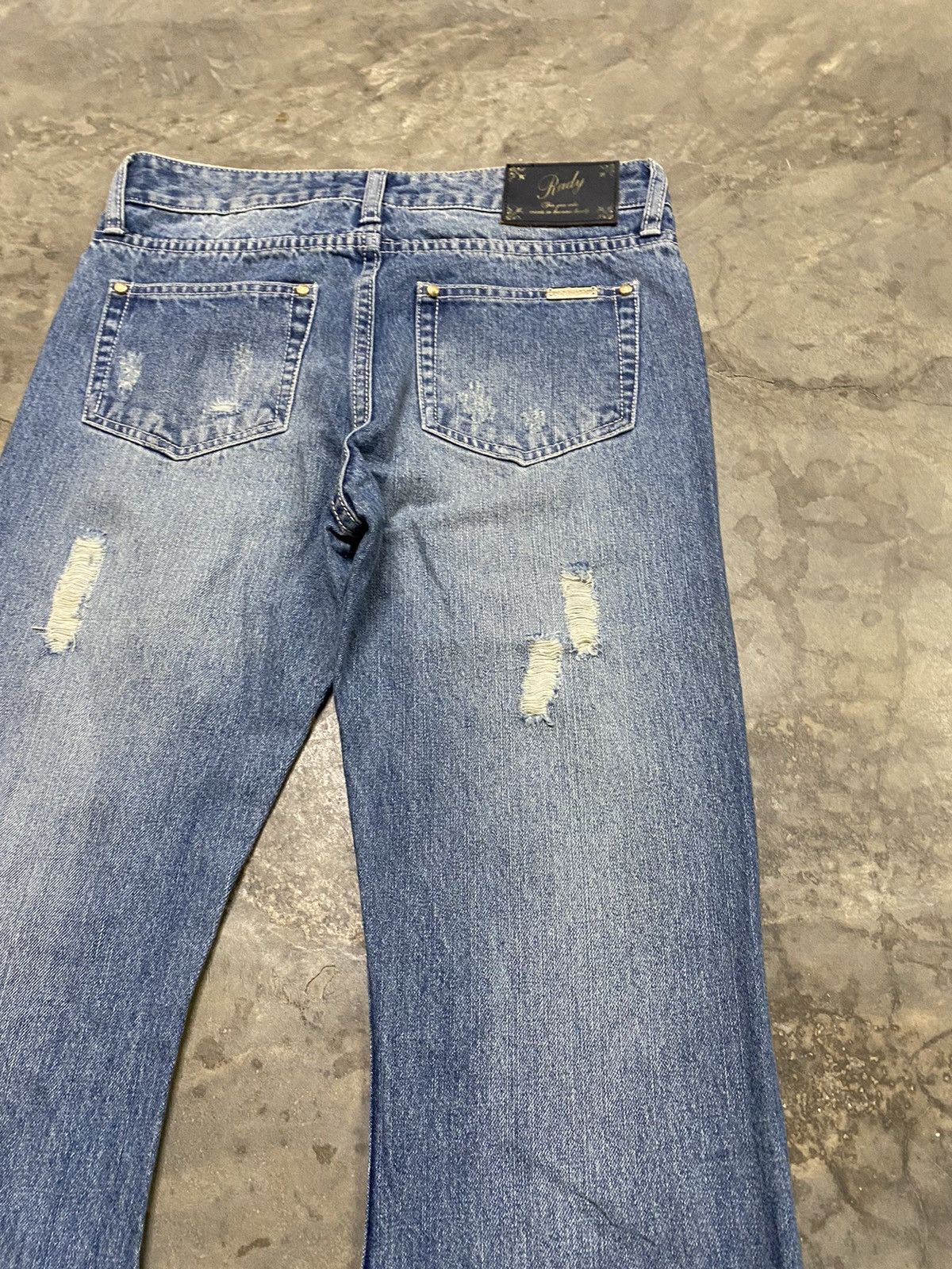Flare Jeans Japan Distressed Hippie Jeans Vintage Fashion @2