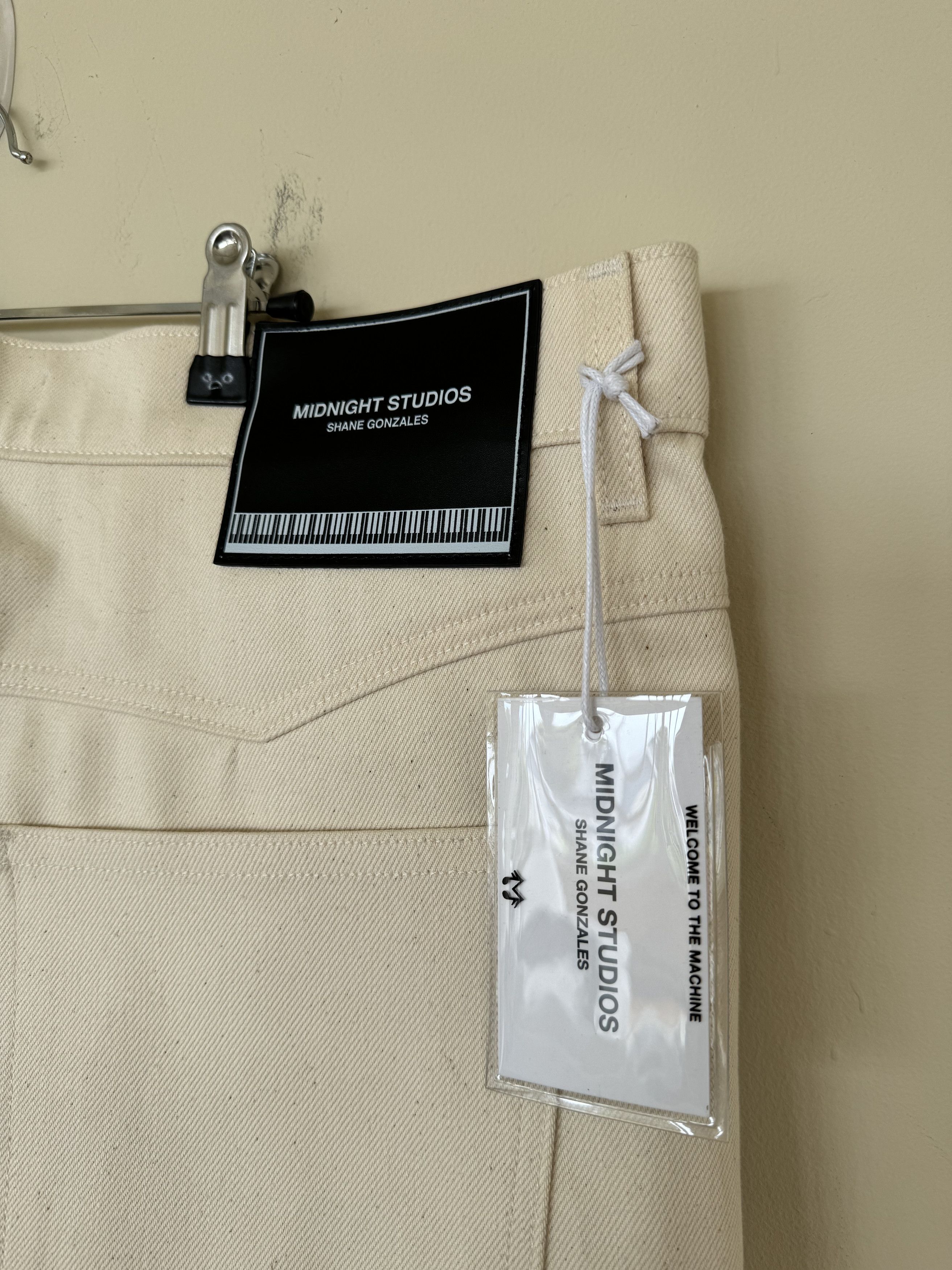 Midnight Studios Midnight Studios Beige Denim NWT Size US 34 / EU 50 - 10 Thumbnail