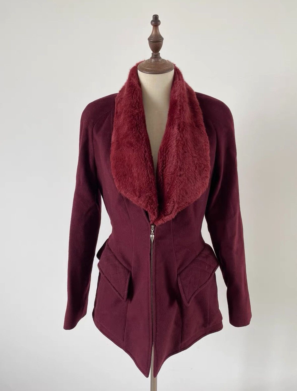 Mugler Mugler Fur Coat Size US M / EU 48-50 / 2 - 1 Thumbnail