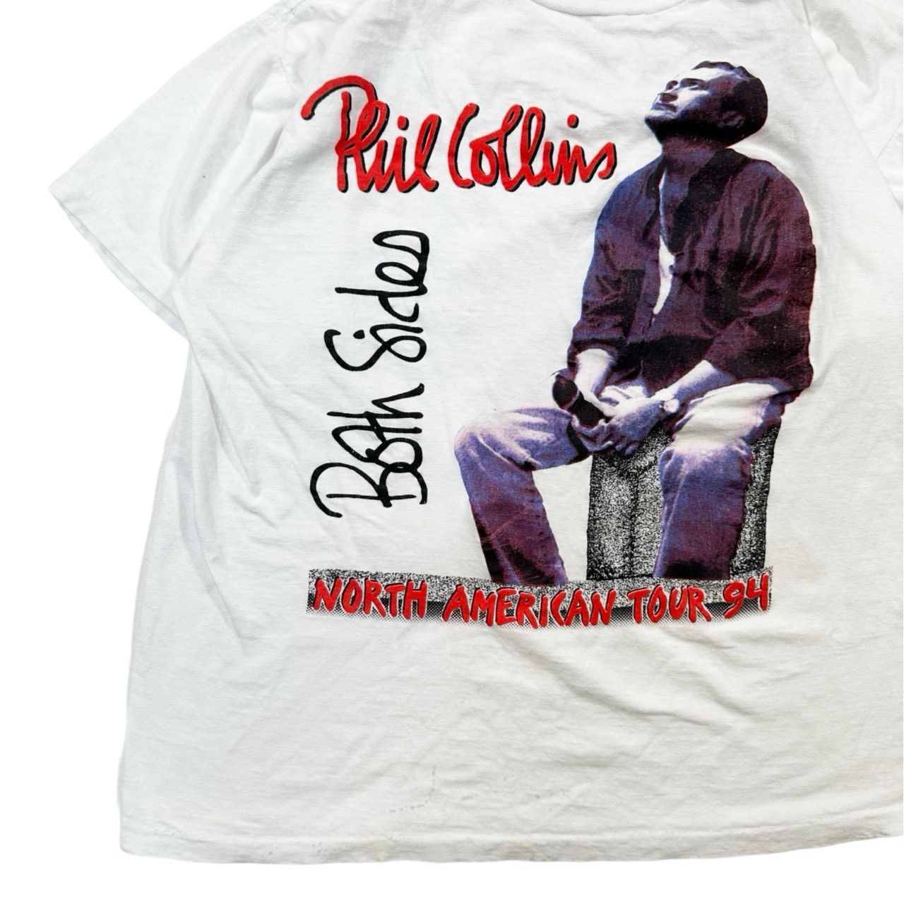Vintage Vintage 1994 Phil Collins Both Sides Big Print Graphic Size US XL / EU 56 / 4 - 3 Thumbnail