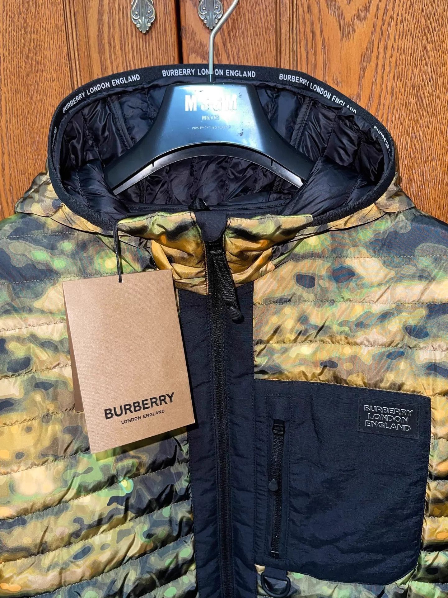 Burberry Multi Color Hooded Puffer Jacket Size US XXS / EU 40 - 5 Thumbnail