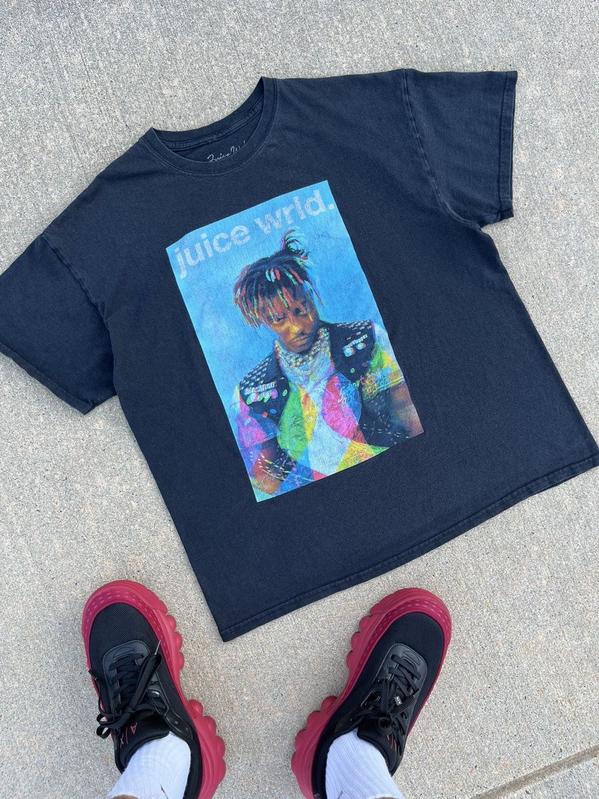 Rap Tees CRAZY JUICE WRLD. T-SHIRT Size US XL / EU 56 / 4 - 2 Thumbnail