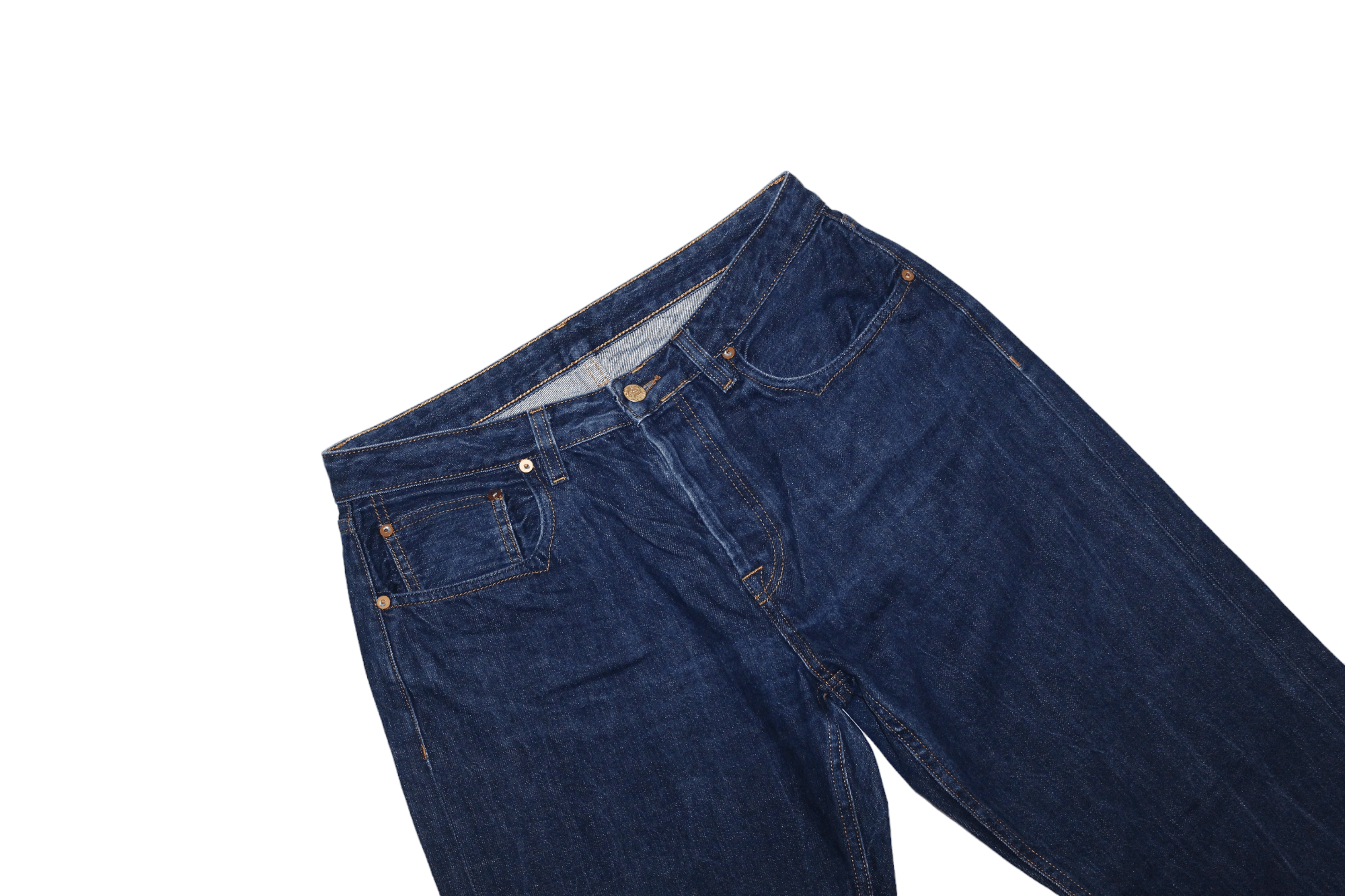 Blue Blue Japan Hen's Teeth Candiani Selvedge Denim 14,3oz Button-fly jeans Size US 32 / EU 48 - 3 Thumbnail