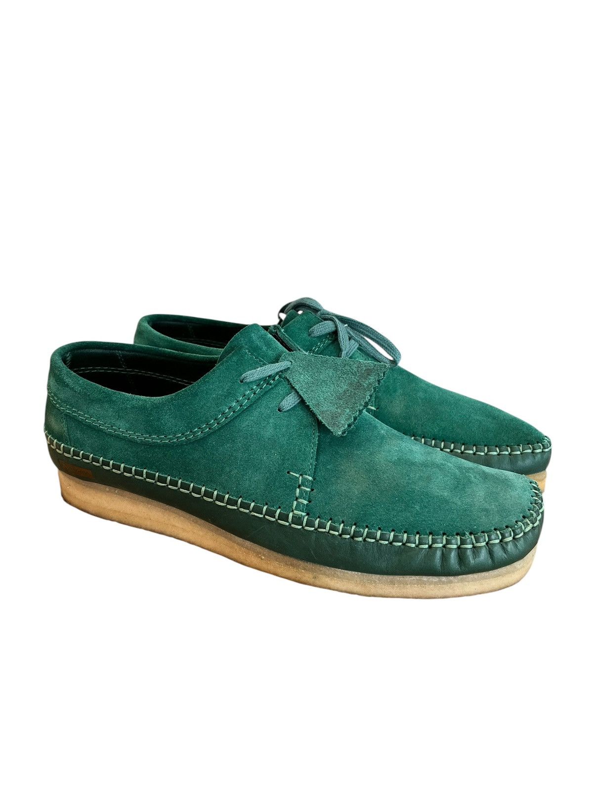 Clarks × Supreme Supreme x Clark's Wallabee Woven Weave wallabees