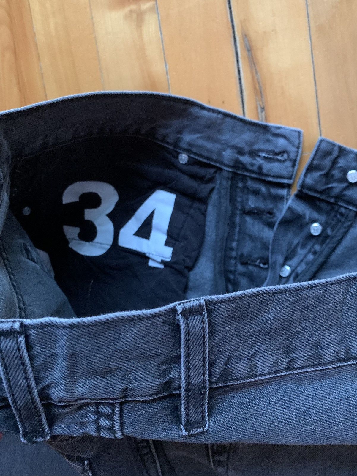 Han Kjobenhavn Han Kjøbenhavn - Faded Black Jeans Size US 34 / EU 50 - 7 Thumbnail
