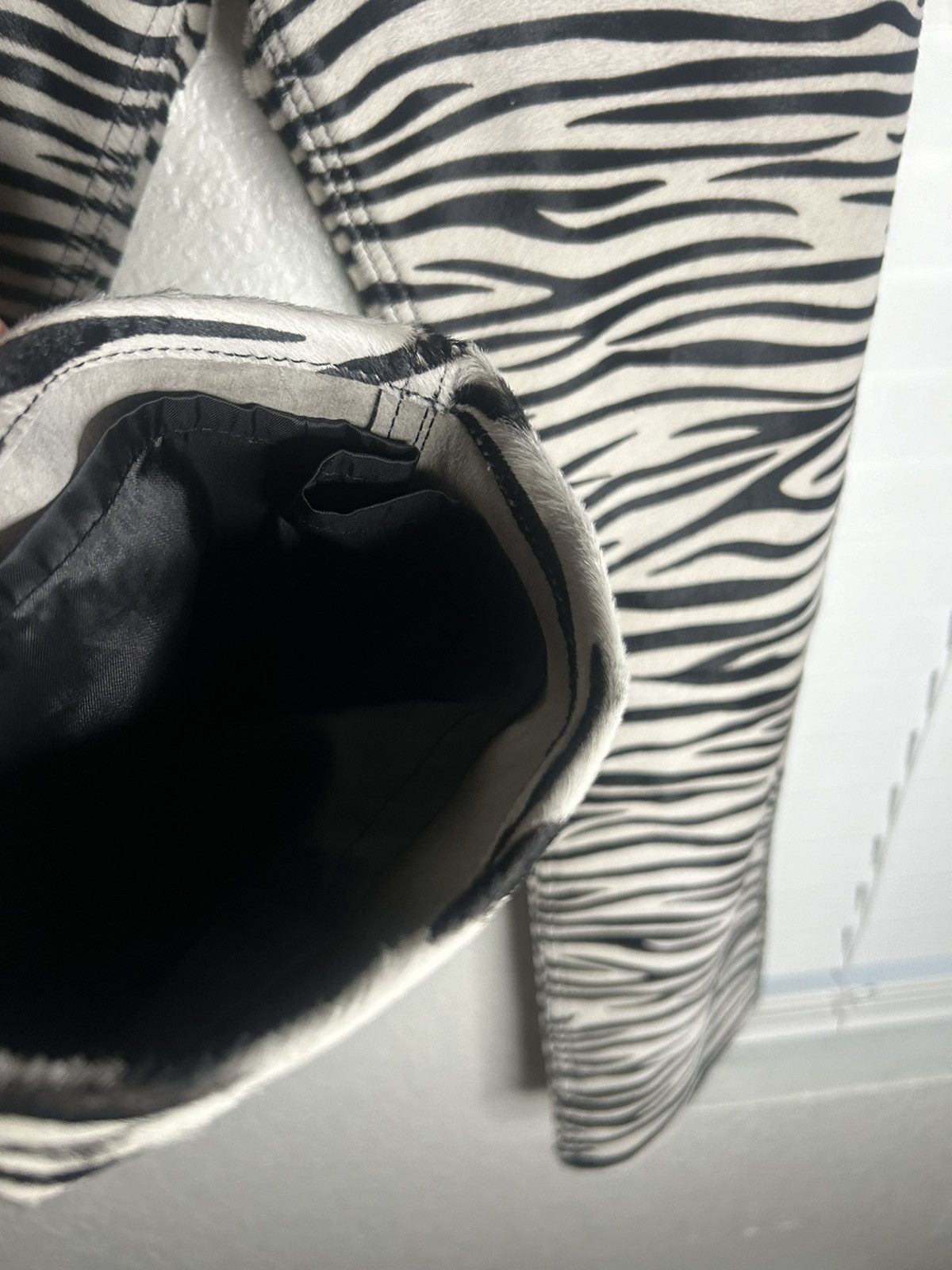 DENIM TEARS Denim tear calf hair zebra print pants Size US 30 / EU 46 - 5 Thumbnail