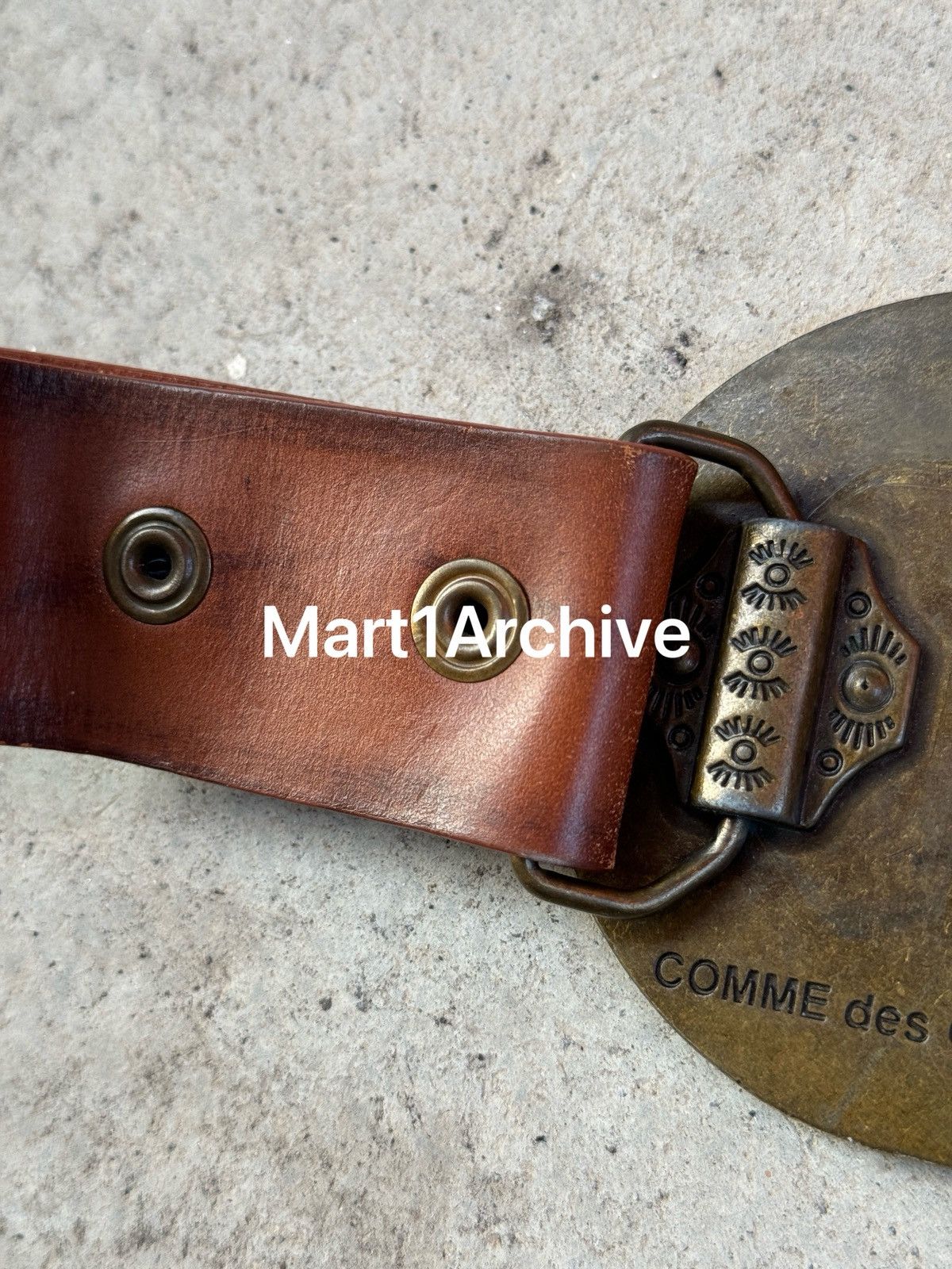 Comme des Garcons Comme Des Garçons 06SS The Rolling Stones Logo Belt Size 34 - 4 Thumbnail