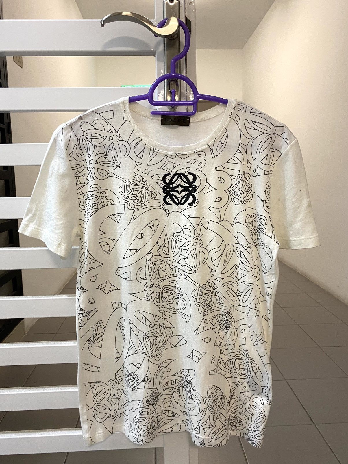 Loewe Vintage Loewe Fullprint Tee Size S / US 4 / IT 40 - 1 Thumbnail