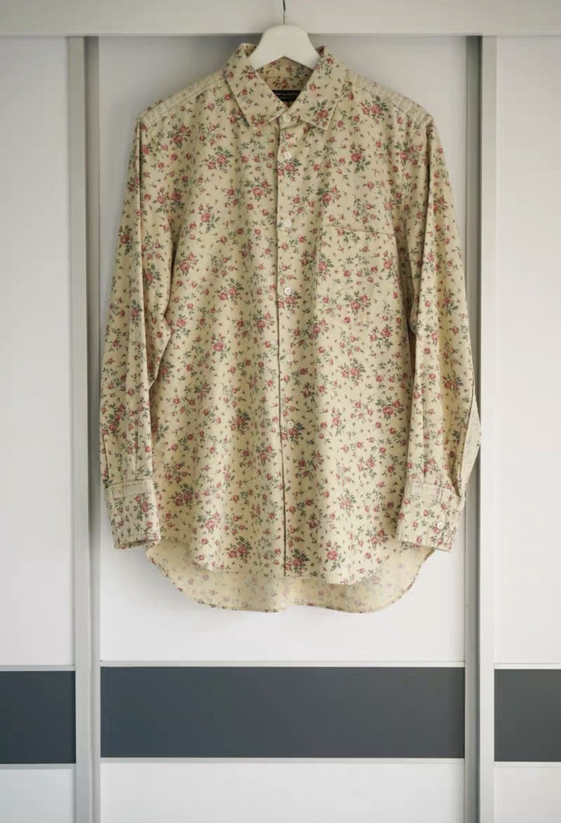 Comme des Garcons Comme des Garçons 98AW All-Over Floral Print Shirt K4 Size US L / EU 52-54 / 3 - 1 Thumbnail