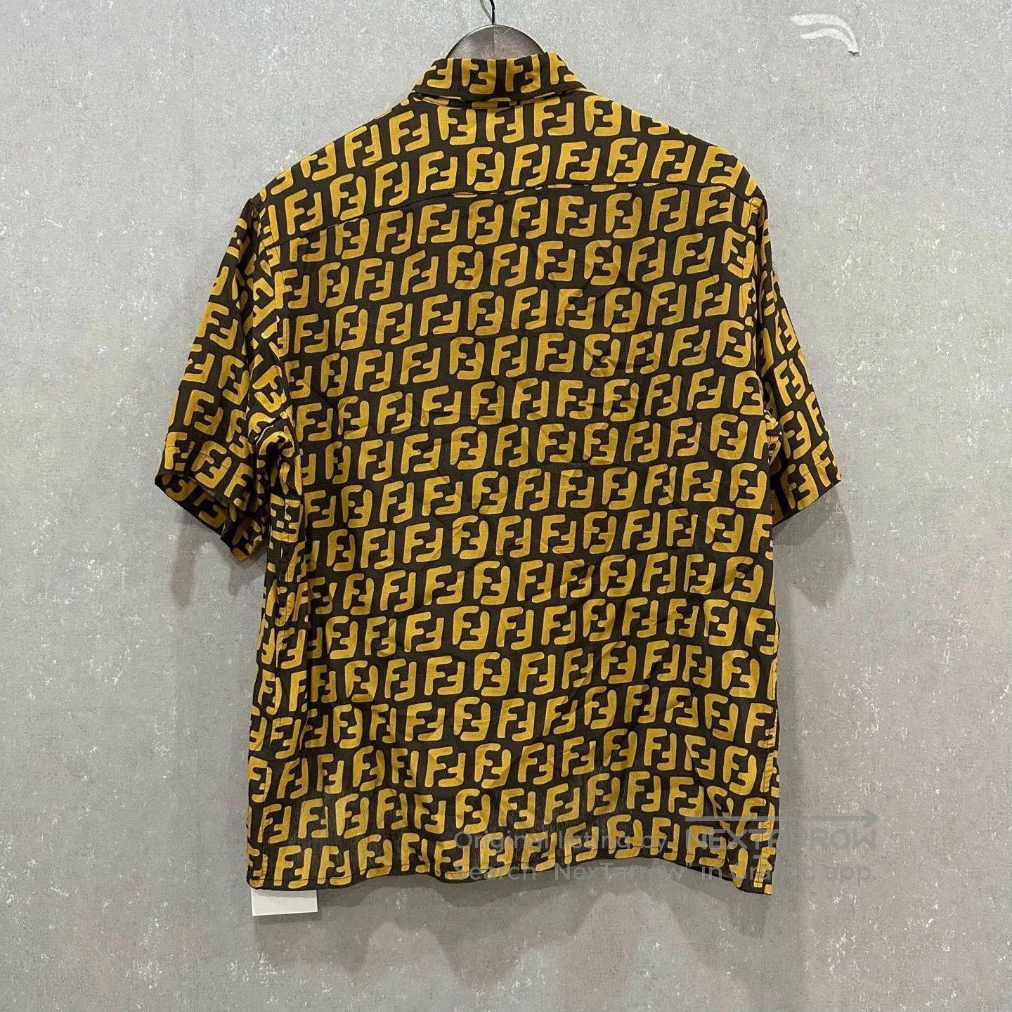 Fendi Fendi Double F Monogram Short Sleeve Shirt. Size US S / EU 44-46 / 1 - 2 Thumbnail