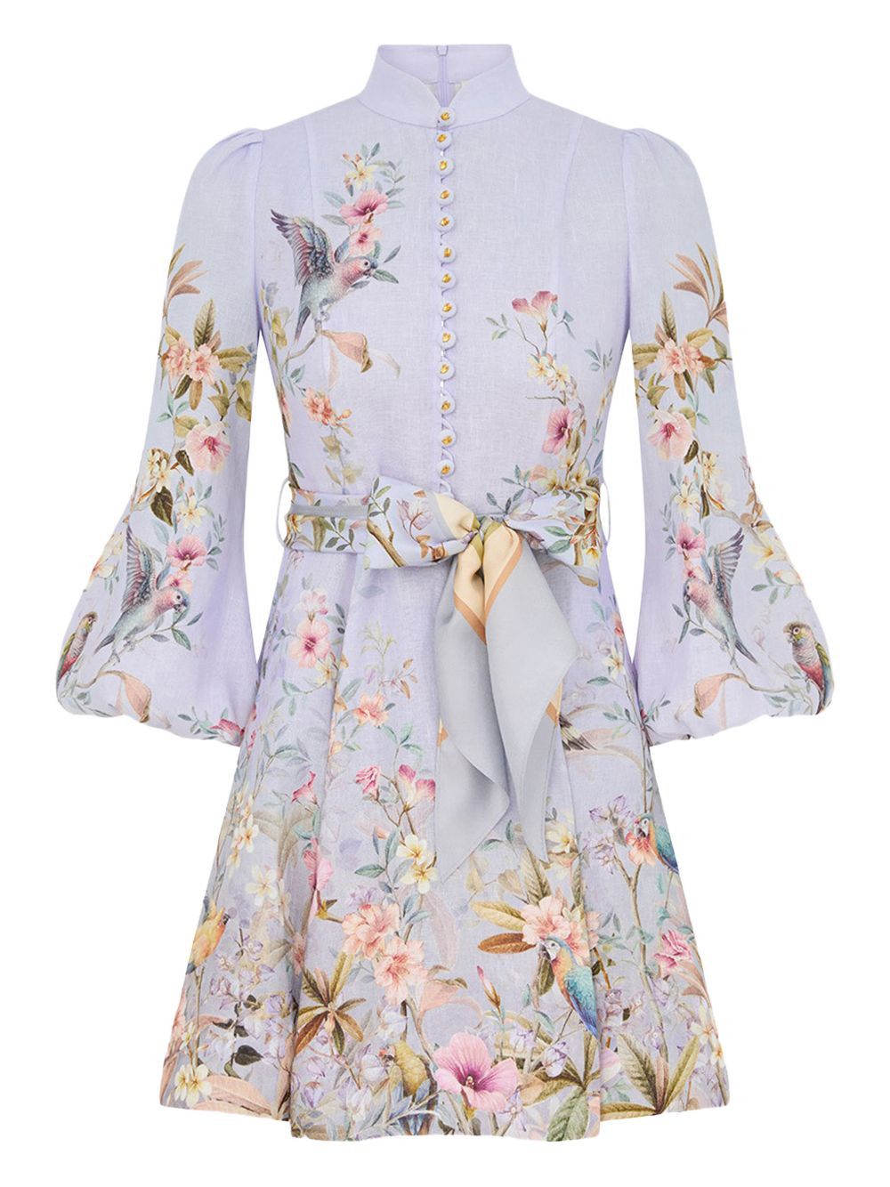 REBELLION LINEN MINI DRESS