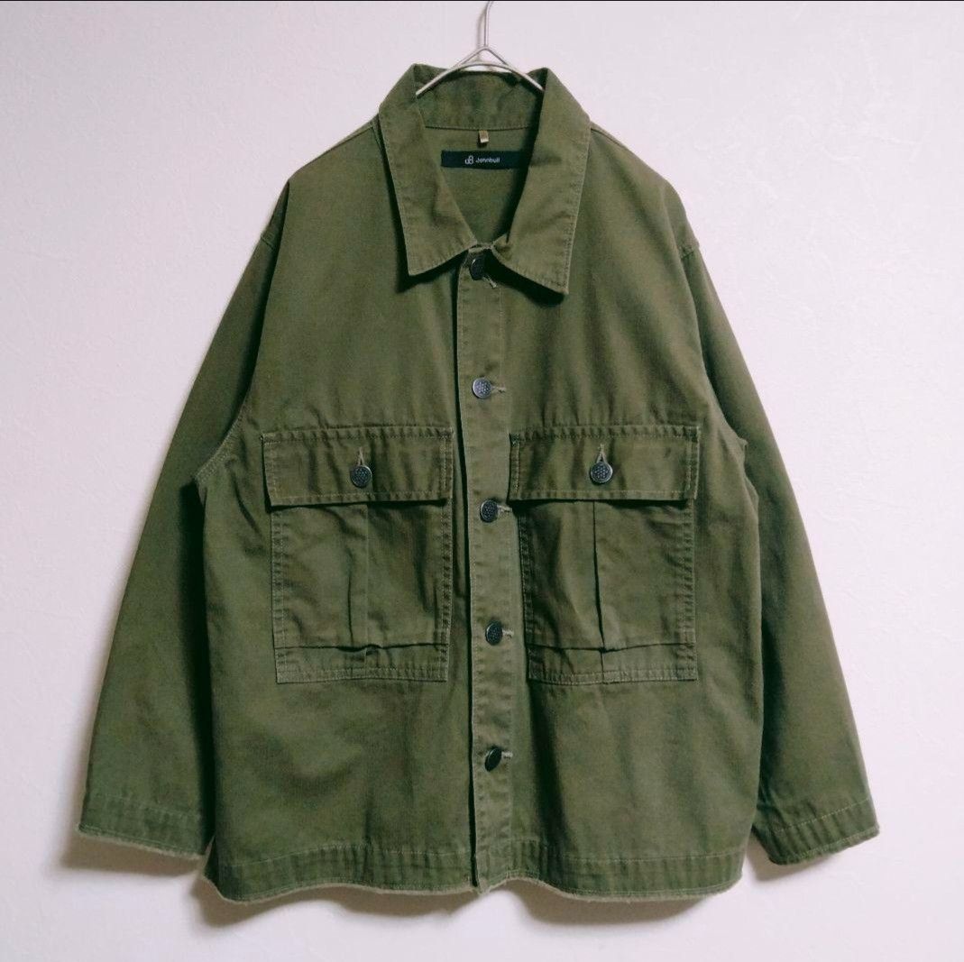 Johnbull Vintage Johnbull 13star Repro 1950 Military Cropped Shirt Size US S / EU 44-46 / 1 - 1 Thumbnail