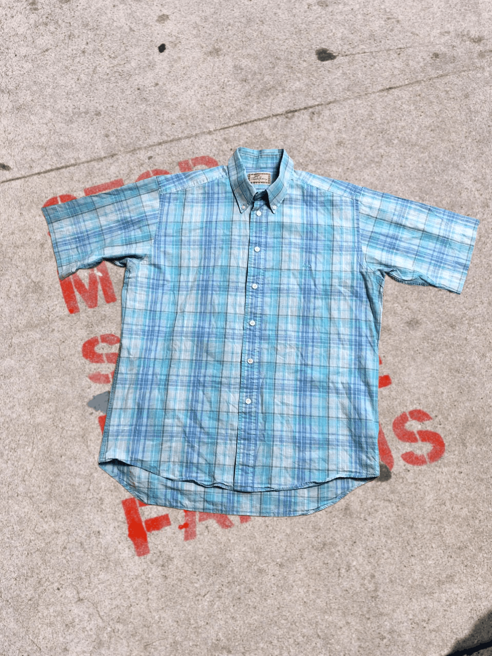 THOMAS BURBERRY Men’s Checked Shirt Regular Fit