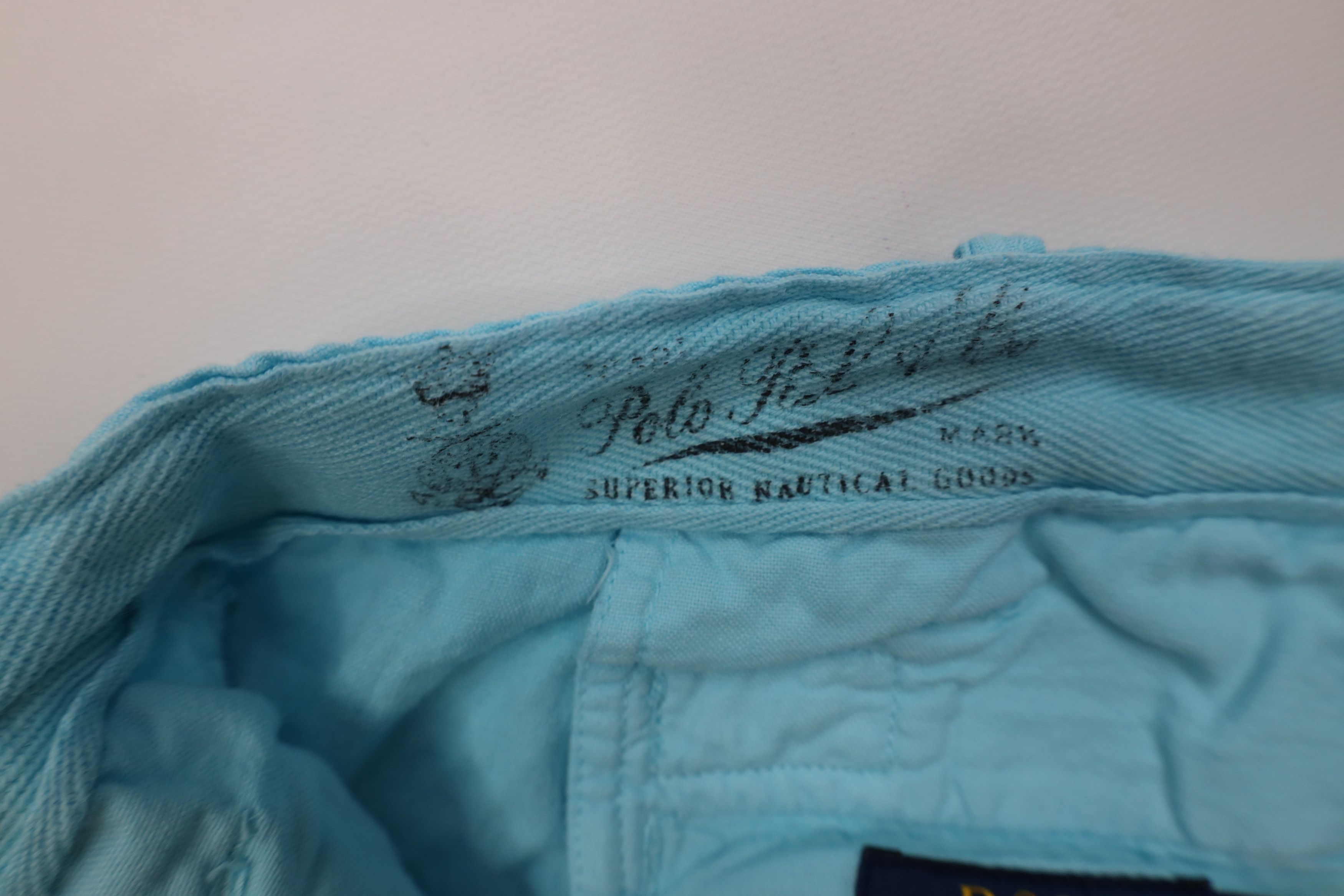 Ralph Lauren Vintage Y2K Ralph Lauren Blend Above Knee Chino Shorts Blue Size US 33 - 7 Thumbnail
