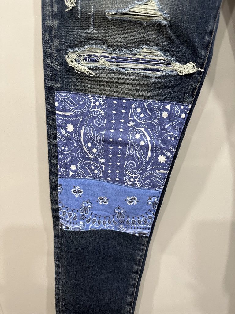 Amiri bandana art patch jeans Size US 34 / EU 50 - 7 Thumbnail