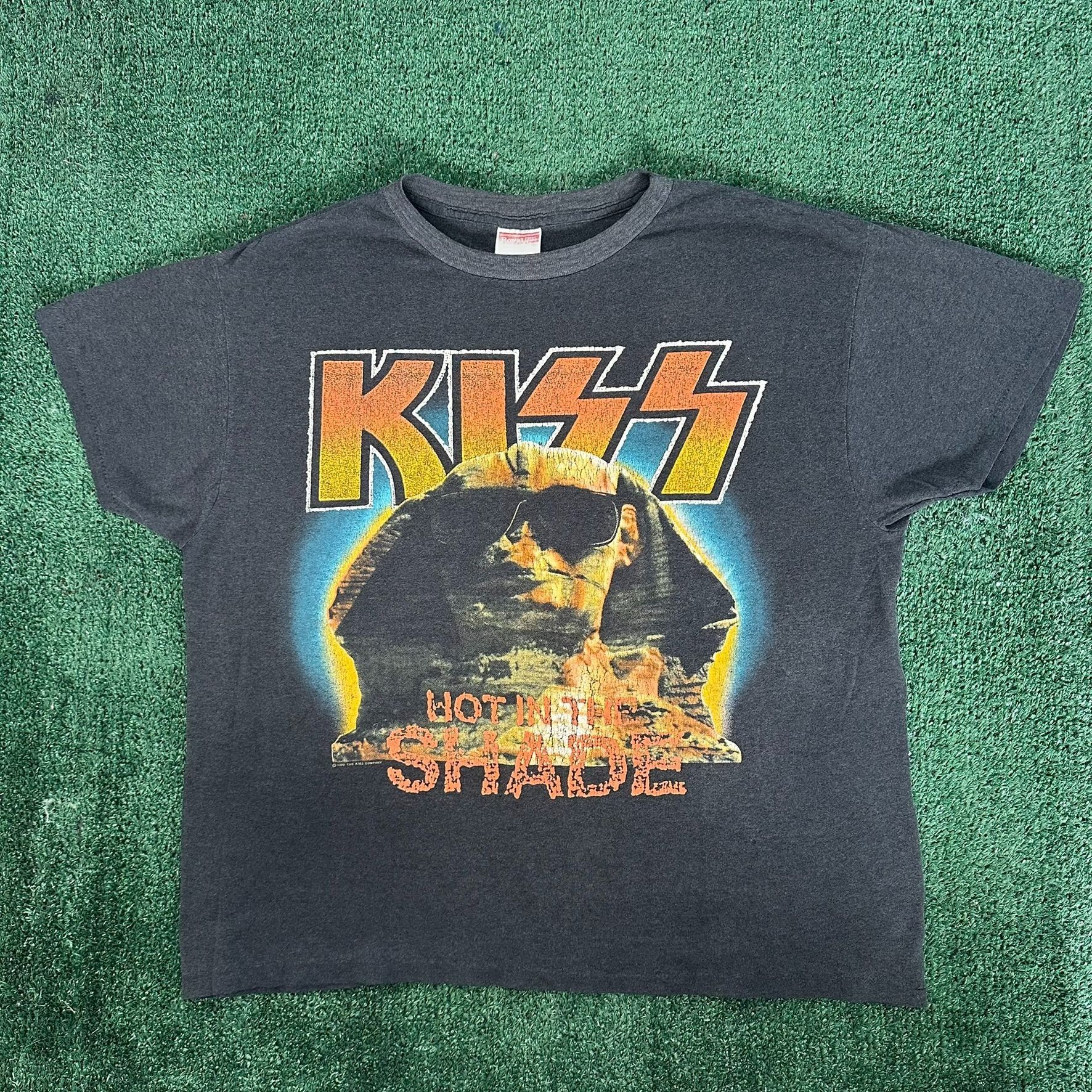 KISS Vintage 90s KISS Hot In the Shade T-Shirt Metal Rock Band Te Size US L / EU 52-54 / 3 - 1 Thumbnail