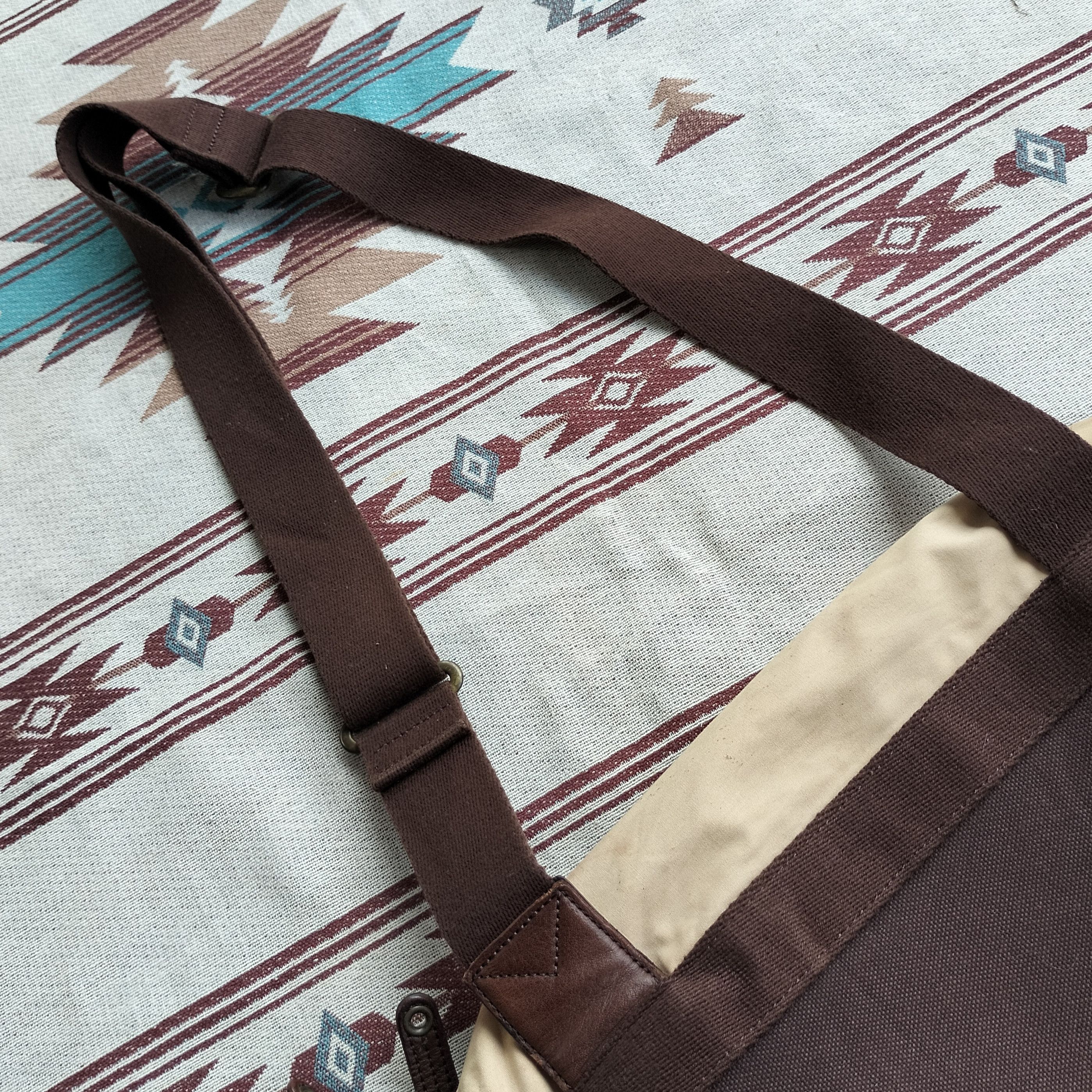 MasterPiece masterpiece x british millerain catton leather shoulder bag Size ONE SIZE - 9 Thumbnail