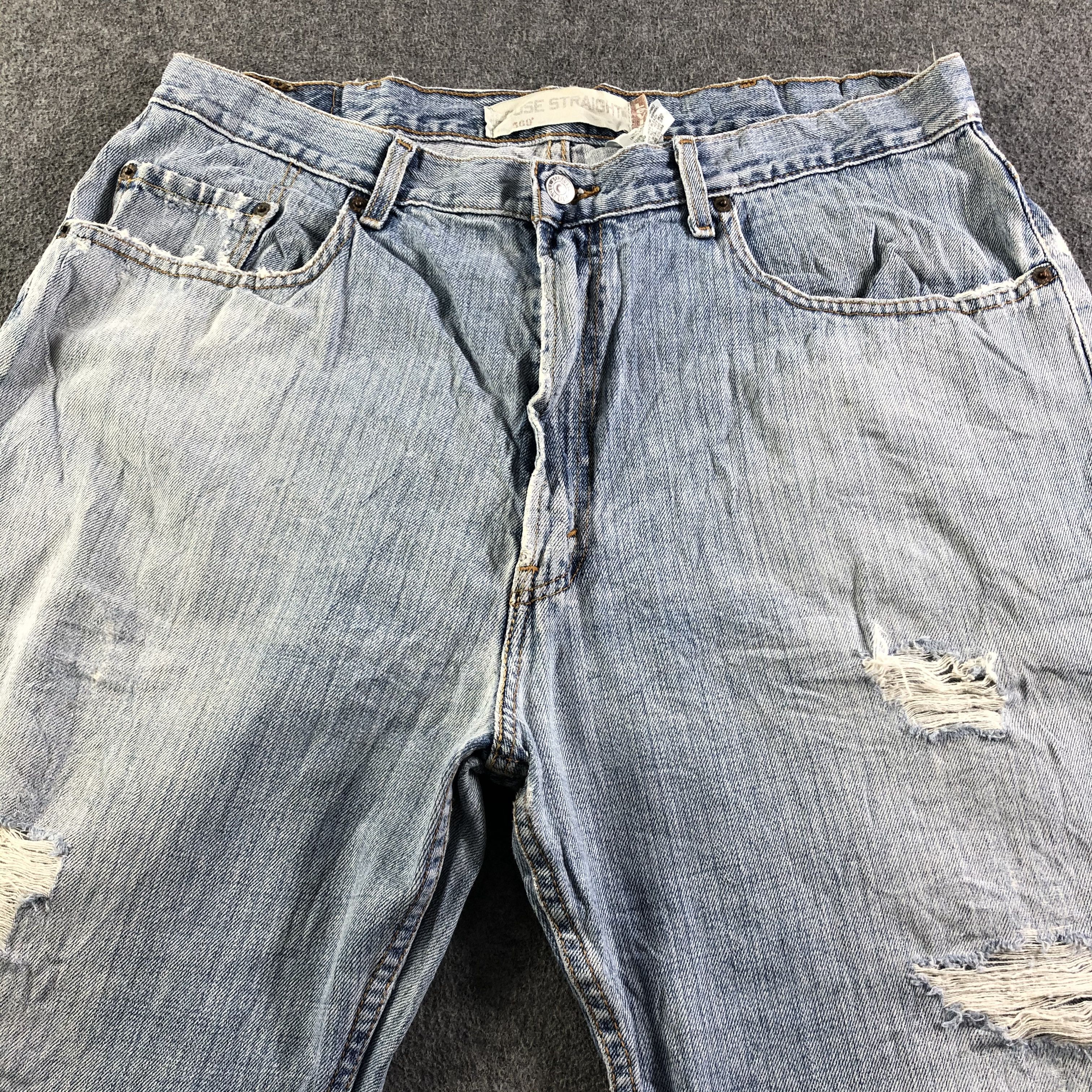Levi's Vintage Light Wash Levis 569 Jeans-J3627 Size US 38 / EU 54 - 3 Thumbnail