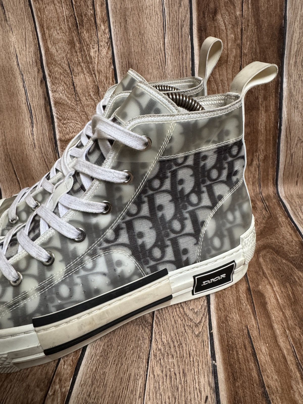 Dior b23 Oblique trainers black/white Size US 7.5 / EU 40-41 - 9 Thumbnail