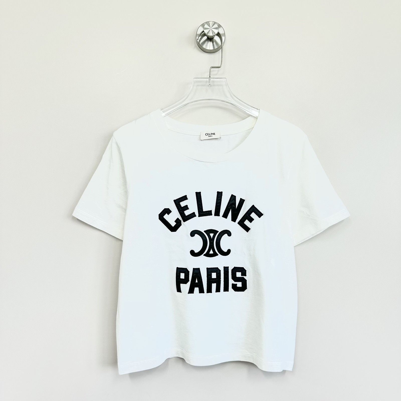 Celine Celine Logo Print Short Sleeve T-Shirt Size S Size S / US 4 / IT 40 - 1 Thumbnail