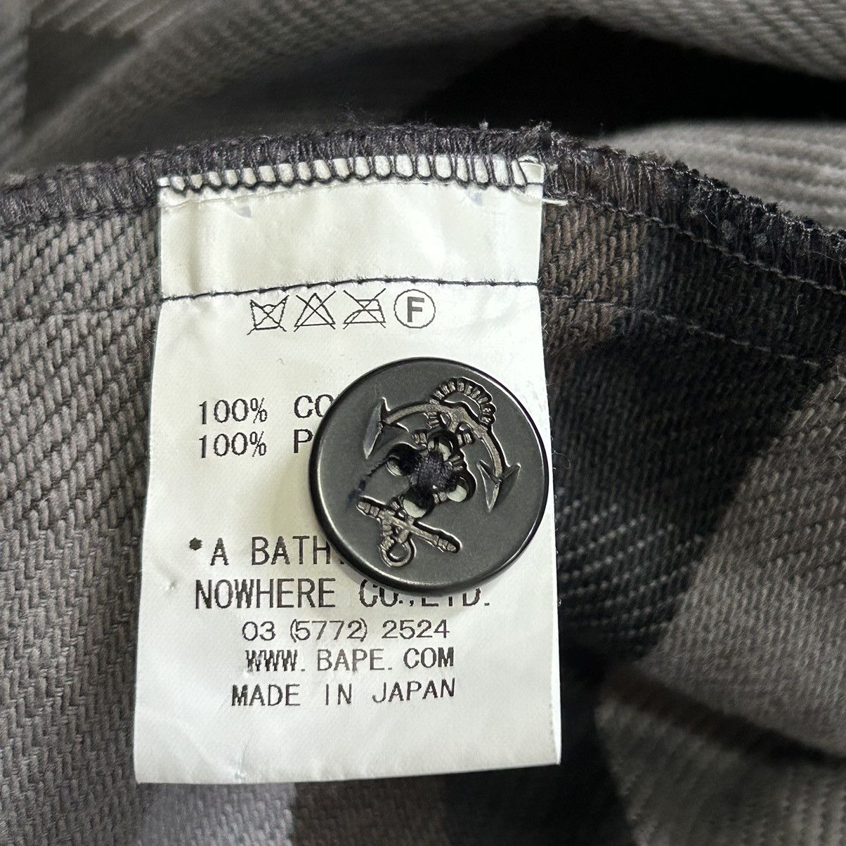 Bape Bape Aoyama Exclusive Ape Head Elbow Patch Button Up Shirt Size US L / EU 52-54 / 3 - 12 Thumbnail