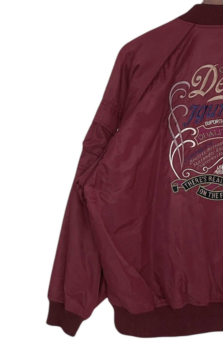 Vintage Vintage Racing Brand Deux Bomber Jacket 1990s Size US L / EU 52-54 / 3 - 5 Thumbnail