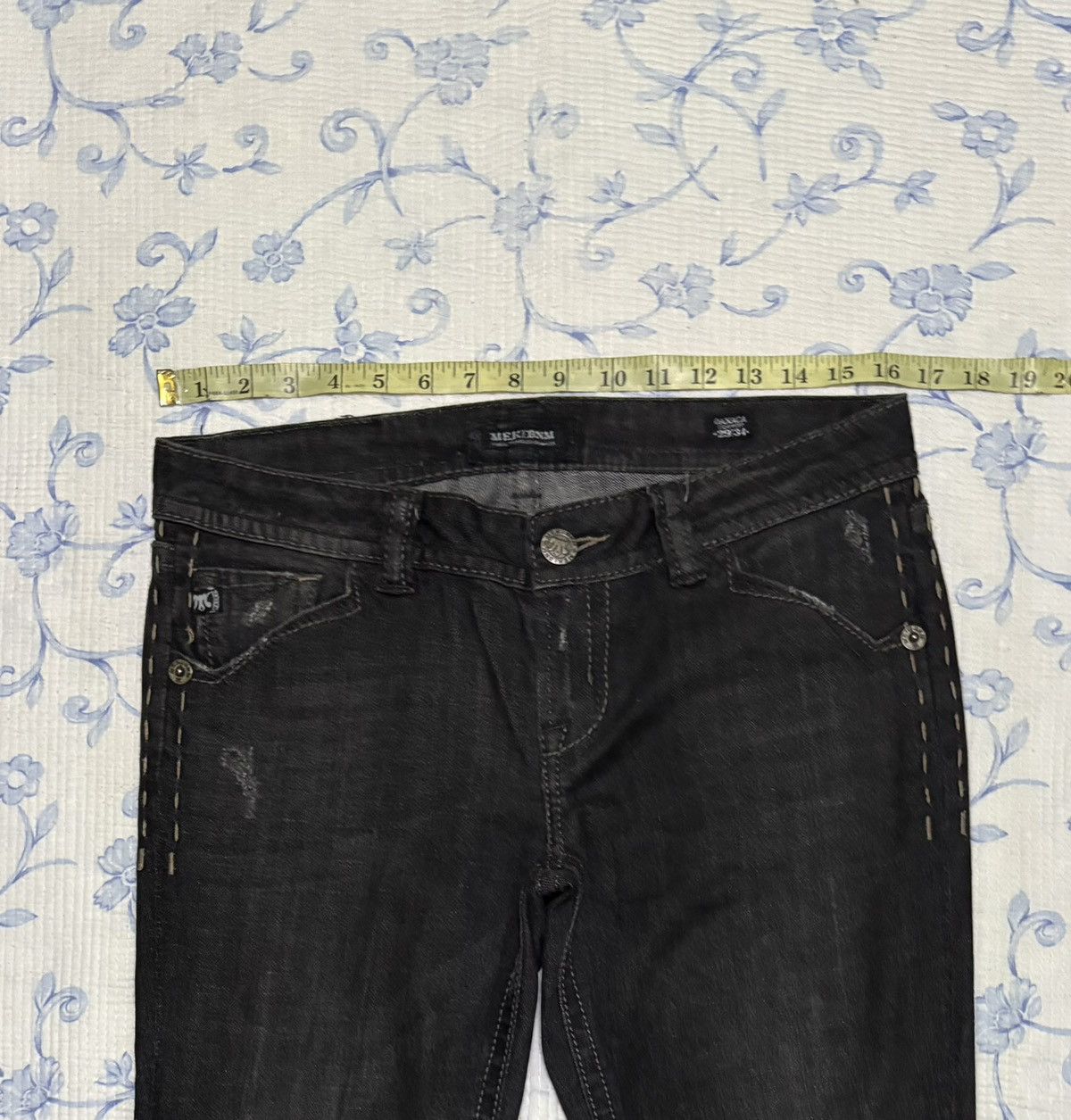 MEK × Mek Denim Mek Denim Streetwear Distressed Denim Size US 33 - 3 Thumbnail