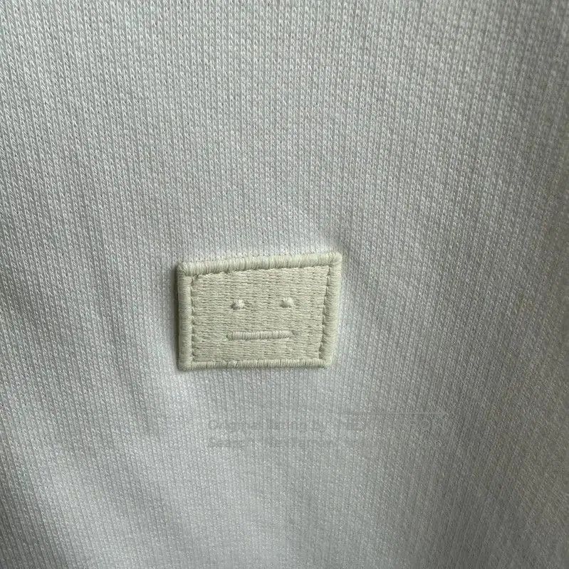 Acne Studios Acne Studios White Cotton Hoodie for Men. Size US L / EU 52-54 / 3 - 3 Thumbnail