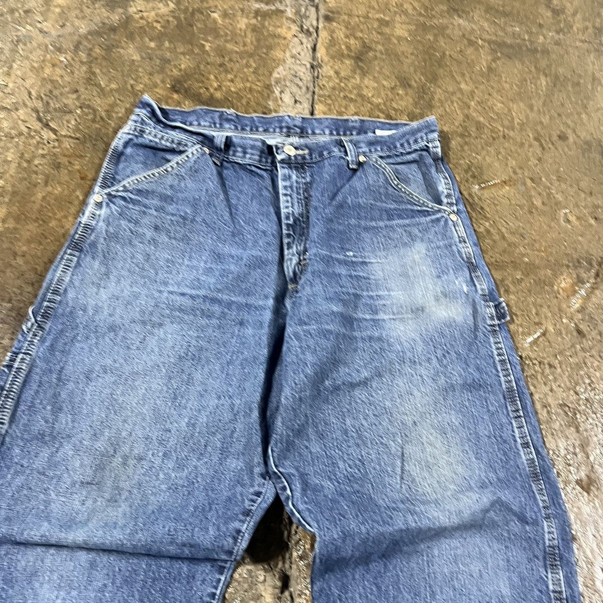 Carhartt × Vintage × Wrangler Crazy Y2K Carhartt Style Carpenter Jeans Workwear Skater Size US 34 / EU 50 - 10 Thumbnail
