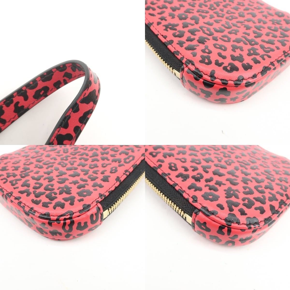 Christian Dior Monsieur Christian Dior Lady Dior Leopard Print Lambskin Phone Case Size ONE SIZE - 4 Thumbnail