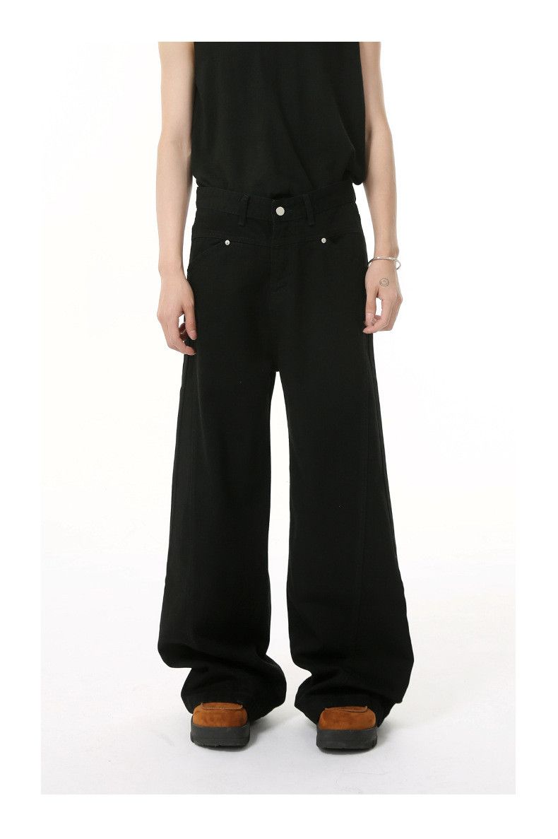 Japanese Brand Japanese retro high-street straight-leg casual jeans Size US 32 / EU 48 - 1 Thumbnail