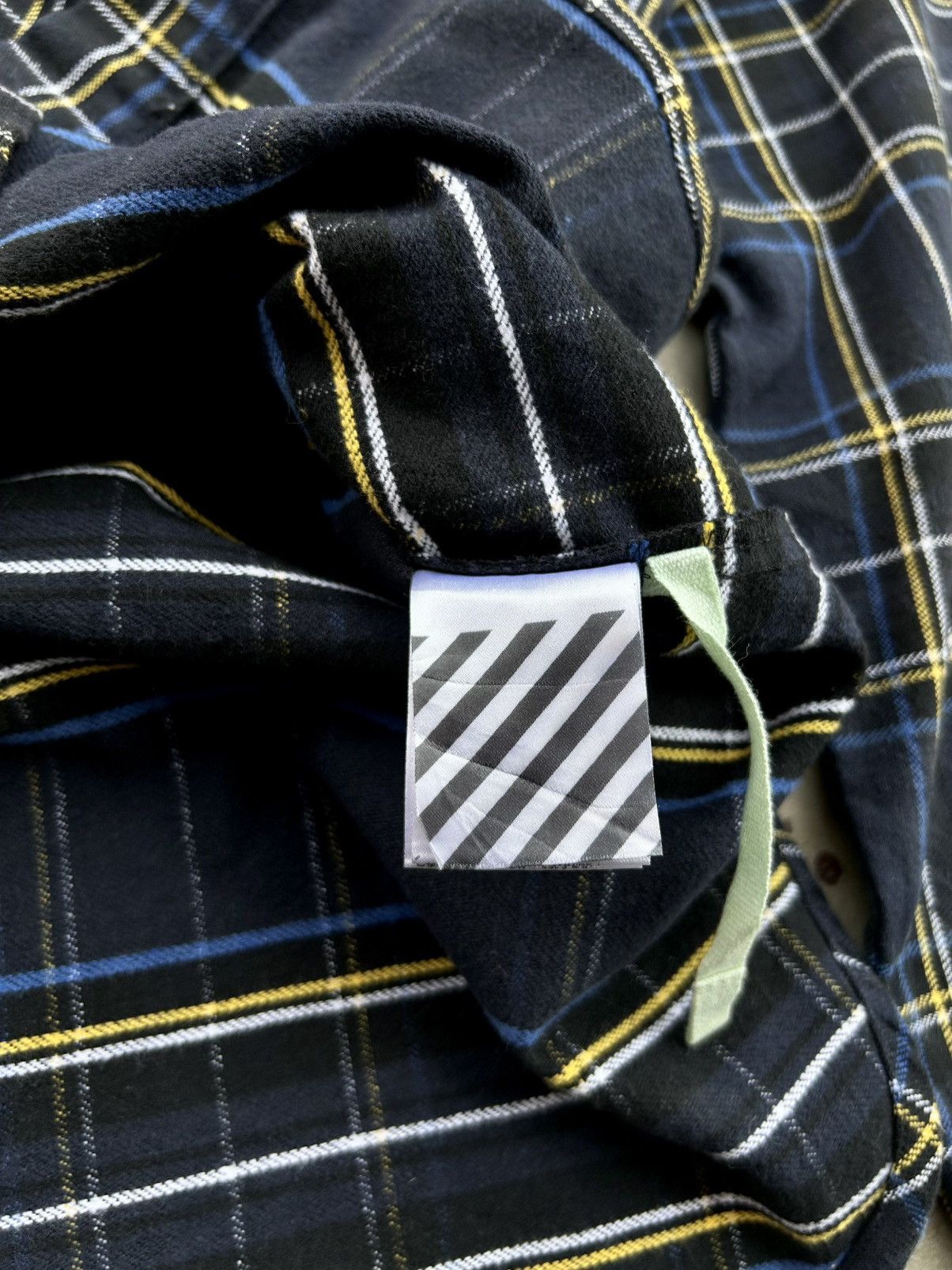 Off-White 💥GRAIL💥 CRAZY OFF-WHITE SS18 CHECK FLANNEL Size US L / EU 52-54 / 3 - 14 Thumbnail