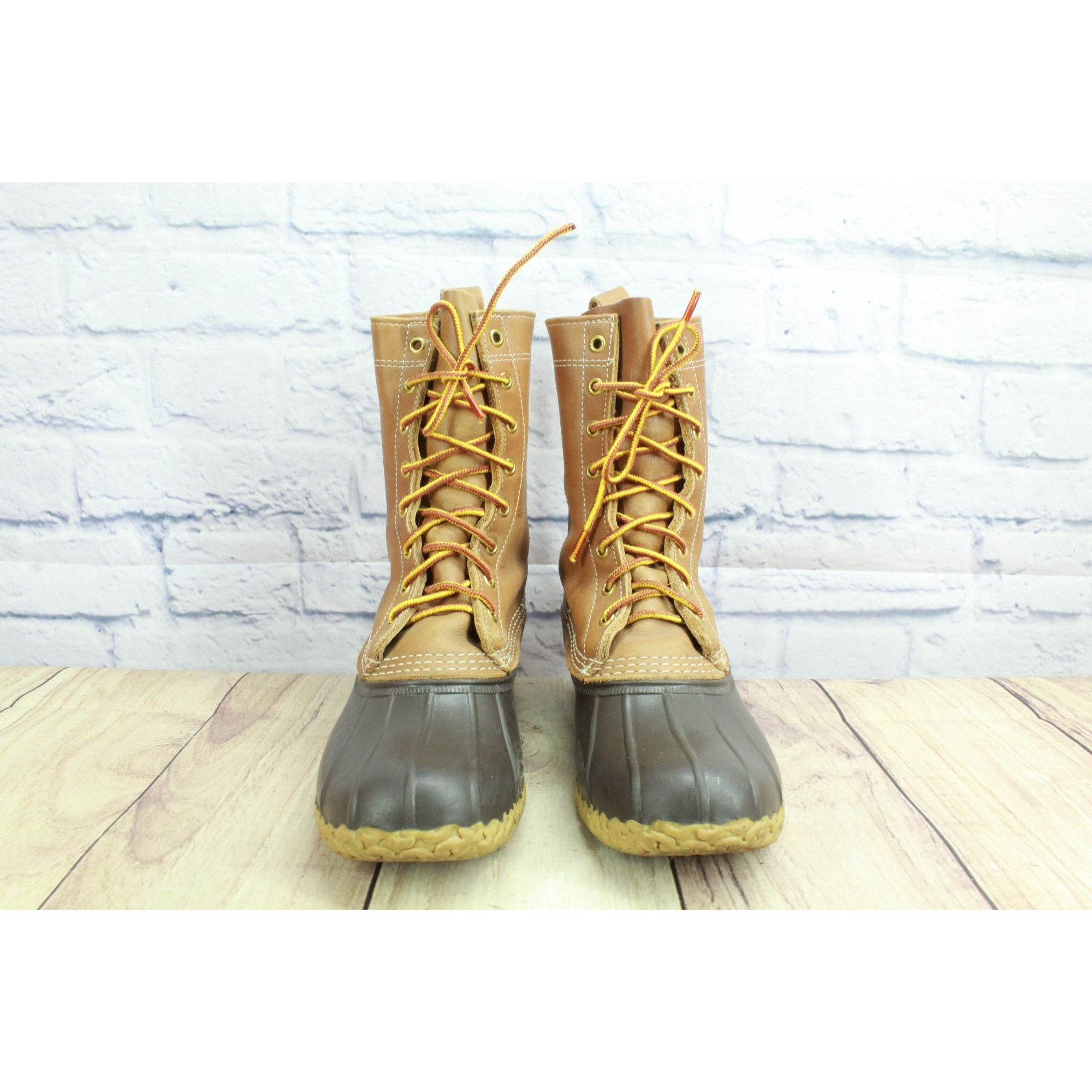 L.L. Bean LL Bean Women’s Brown Leather Duck Boots Size 9 M Size US 9 / IT 39 - 4 Thumbnail
