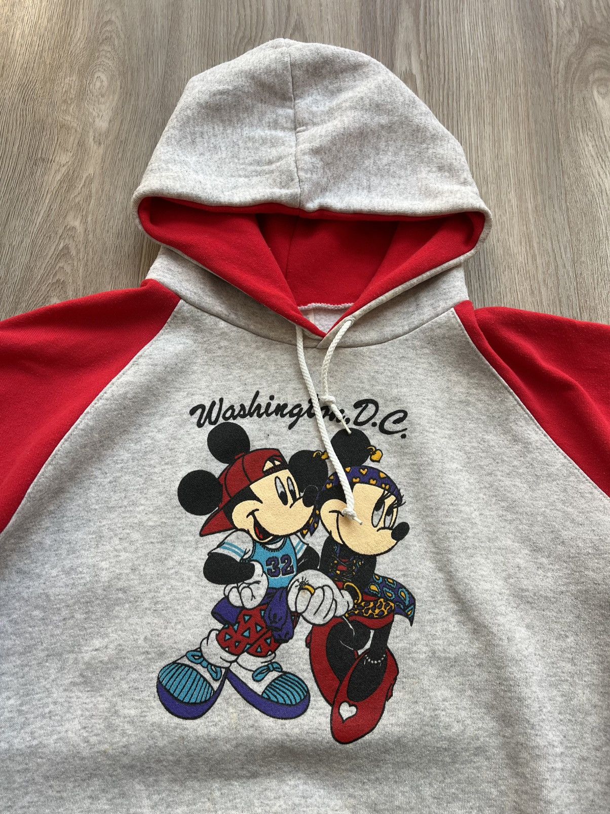Disney × Vintage Vintage Disney Mickey Mouse Gray Hoodie Size US L / EU 52-54 / 3 - 6 Thumbnail