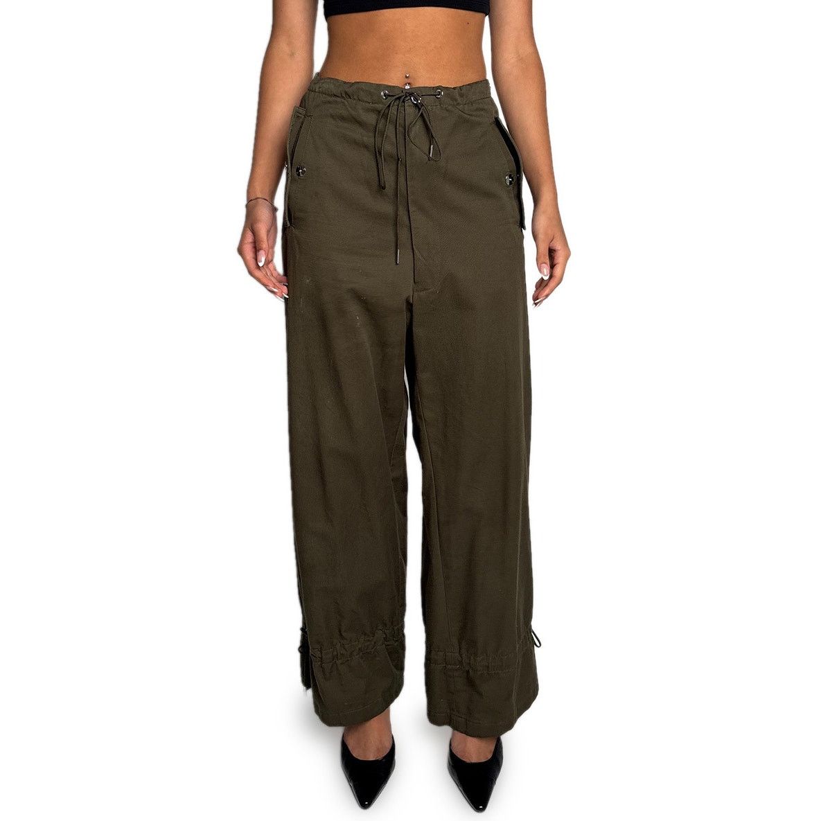 Dion Lee Green Cargo Pants Size 25" / US 0 / IT 36 - 6 Thumbnail