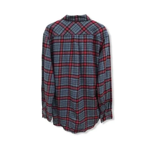 Flannel × Vintage Vintage Plaid Tartan Flannel Shirt 👕 Size US M / EU 48-50 / 2 - 3 Thumbnail