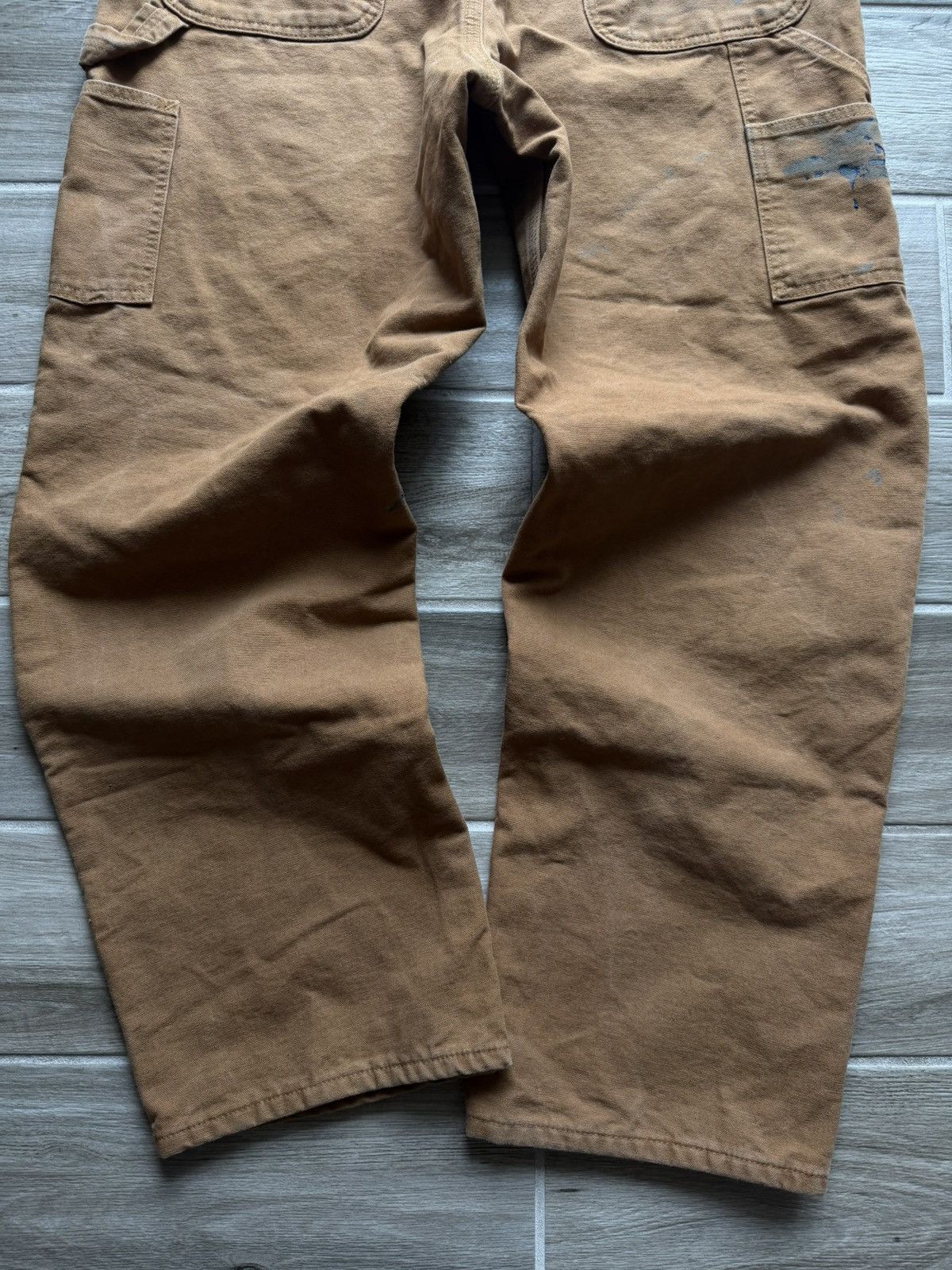 Carhartt Vintage Carhartt Cargo Carpenter Pants Size 36x32 Tan/Brown Size US 36 / EU 52 - 8 Thumbnail