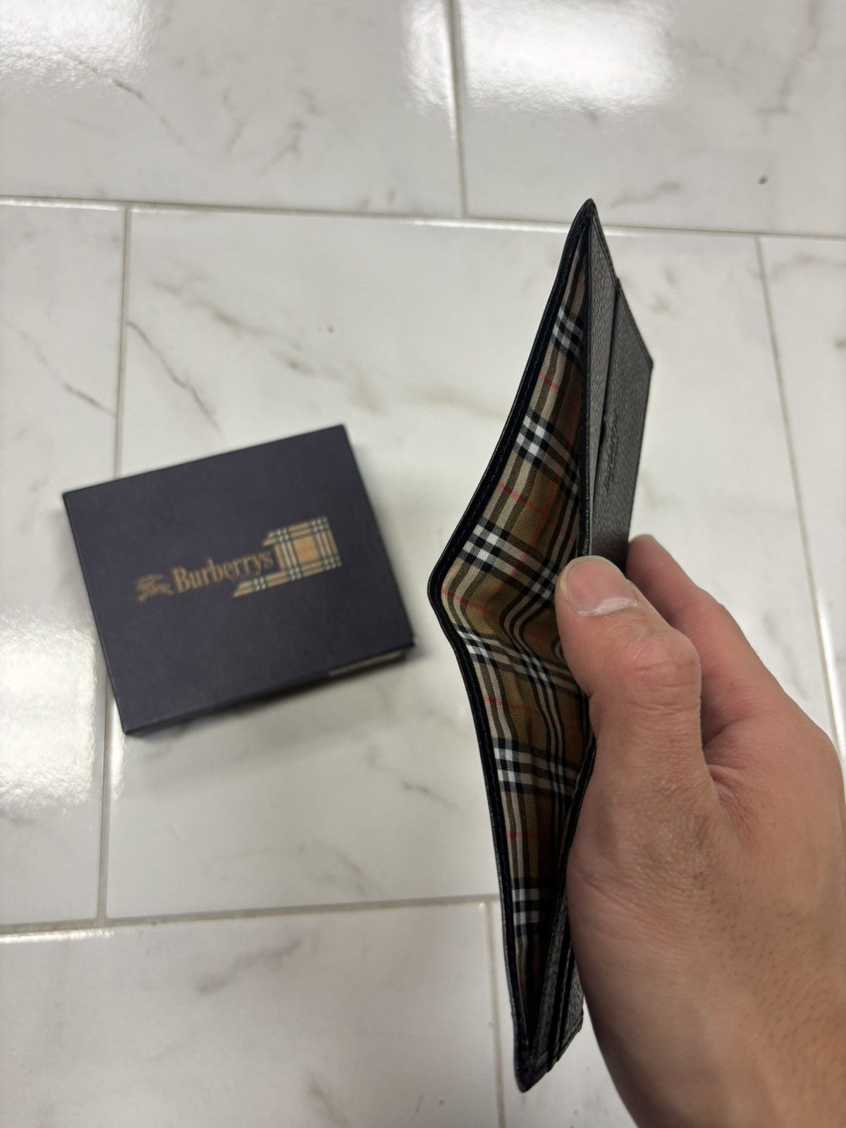 Burberry Burberrys Black bi fold wallet Size ONE SIZE - 3 Thumbnail