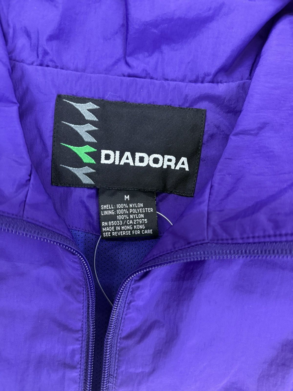 Diadora Vintage 1990s Diadora Trofeo Warmup Tracksuit Purple Size M Size US M / EU 48-50 / 2 - 7 Thumbnail