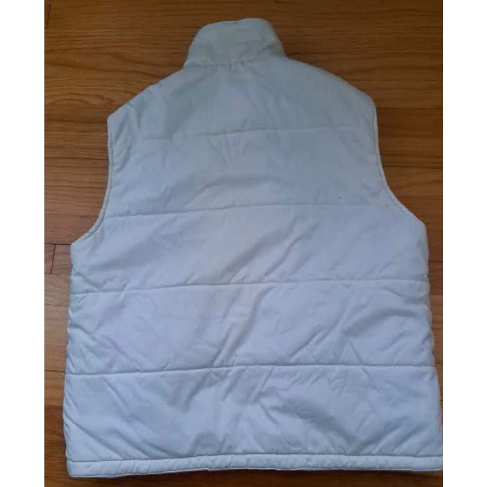 Quiksilver VINTAGE Quiksilver Vest Outer Shell Polyester Insulated Reversible White&Grey Large L Men Pattern Outdoor Size US L / EU 52-54 / 3 - 5 Thumbnail