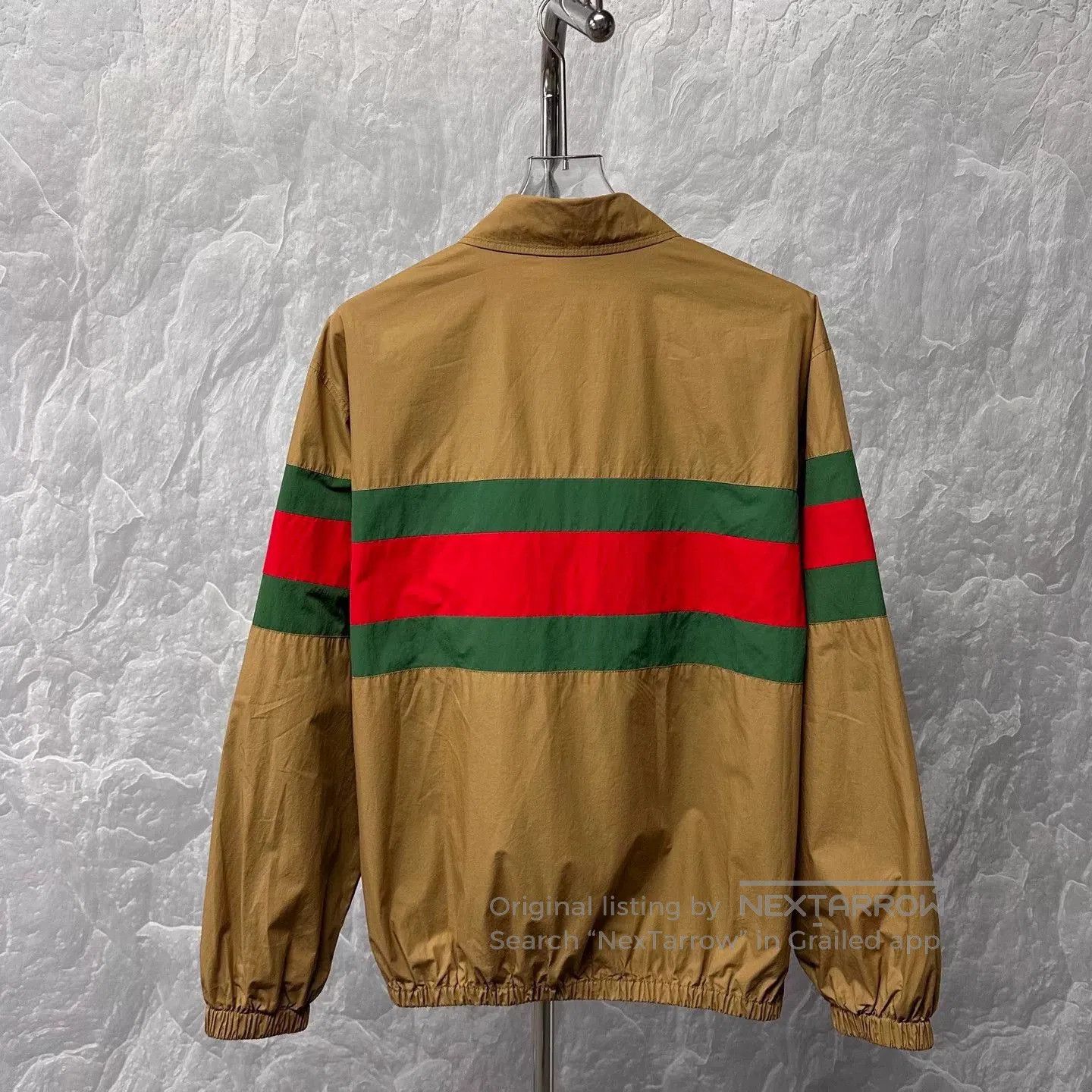 Gucci gucci red green striped embroidered jacket. Size US M / EU 48-50 / 2 - 4 Thumbnail