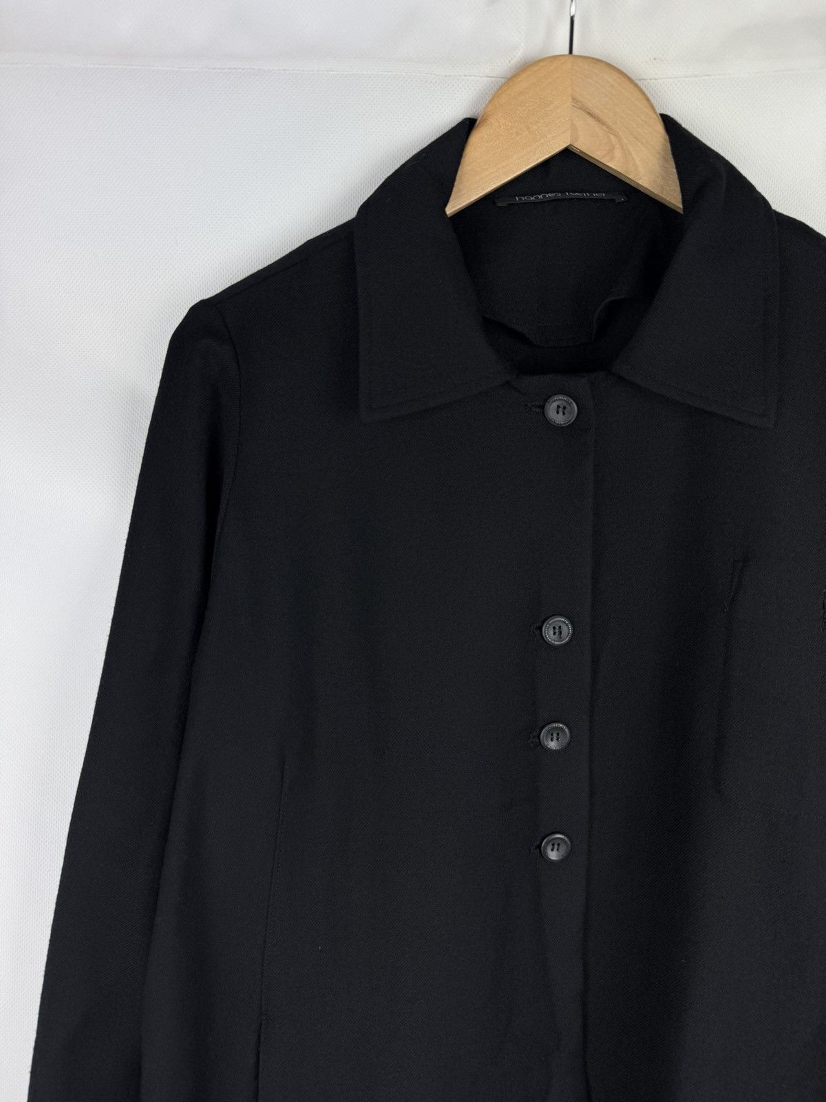 hannes roether Hannes Roether Ladies Avant-garde Wool Blazer Jacket Size M Size M / US 6-8 / IT 42-44 - 4 Thumbnail