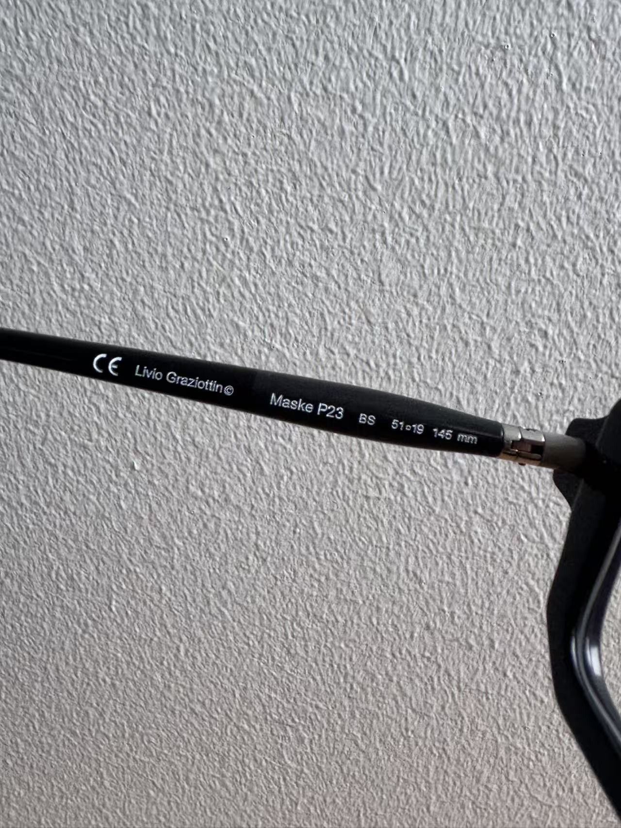 Kuboraum Kuboraum P23 Eyewear glasses Black Silver Brand New Size ONE SIZE - 8 Thumbnail
