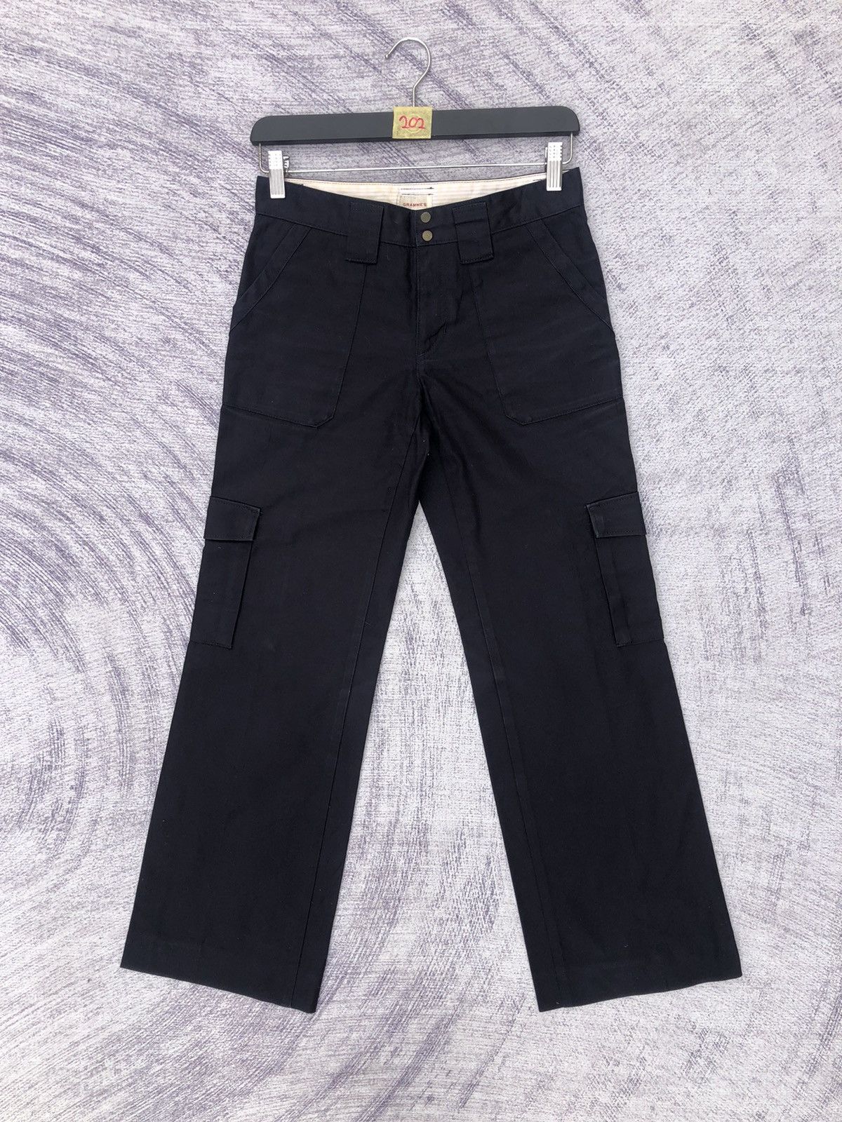 Le Gramme × Vintage Vintage GRAMME'S Cargo Pants Mulyipocket Tactical Utility Size US 28 / EU 44 - 1 Thumbnail