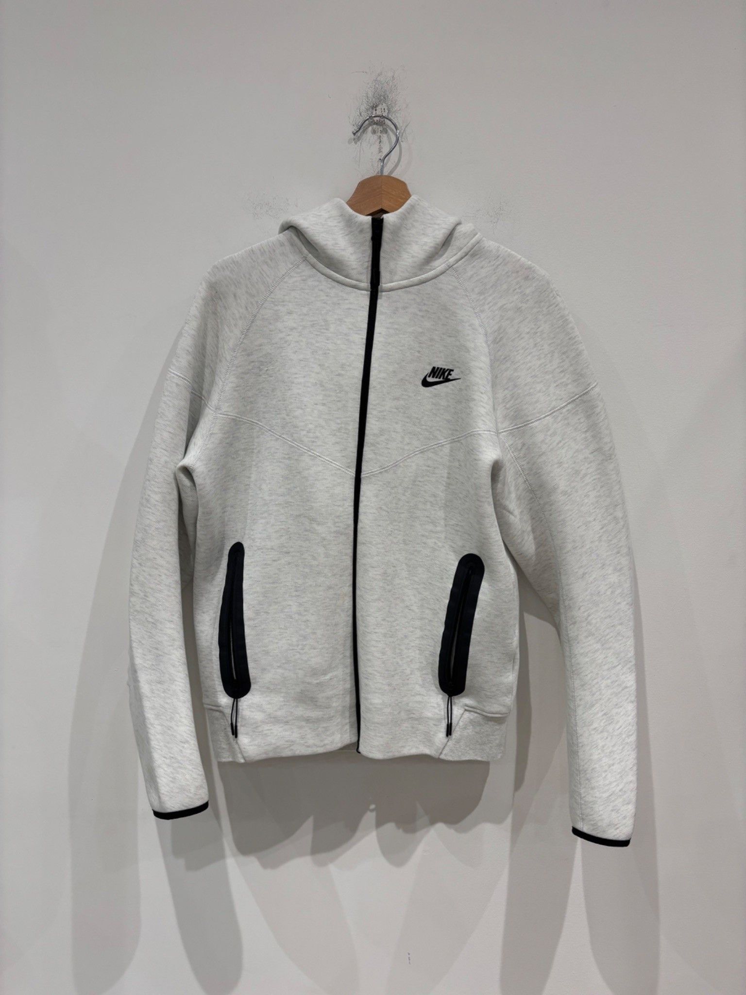 Nike Nike Tech Fleece Windrunner Full-Zip Hoodie Birch Heather Size US M / EU 48-50 / 2 - 1 Thumbnail
