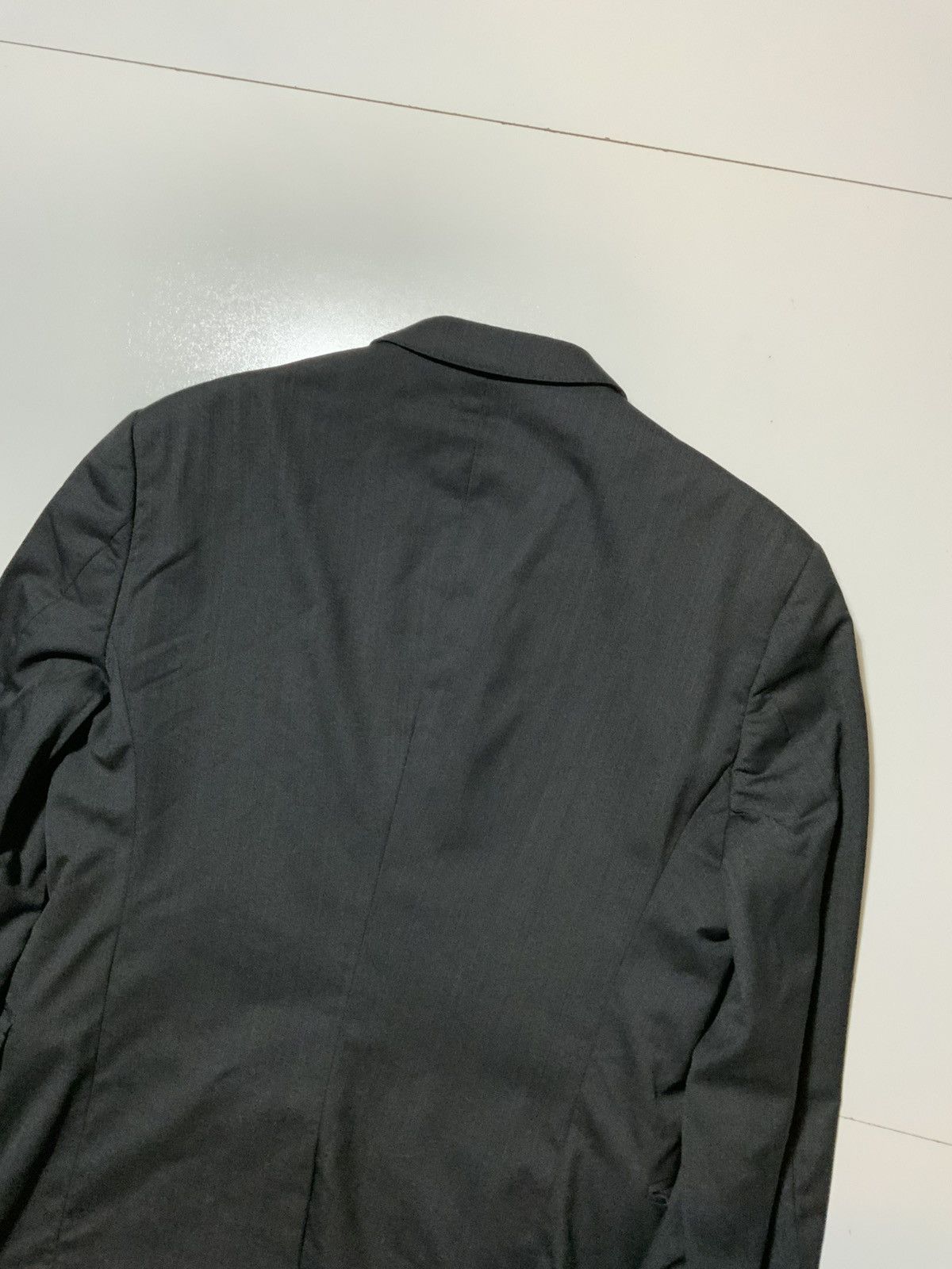 Burberry Burberry London Made In Italy Wool Two Button Blazer Jacket Size 52R - 12 Thumbnail