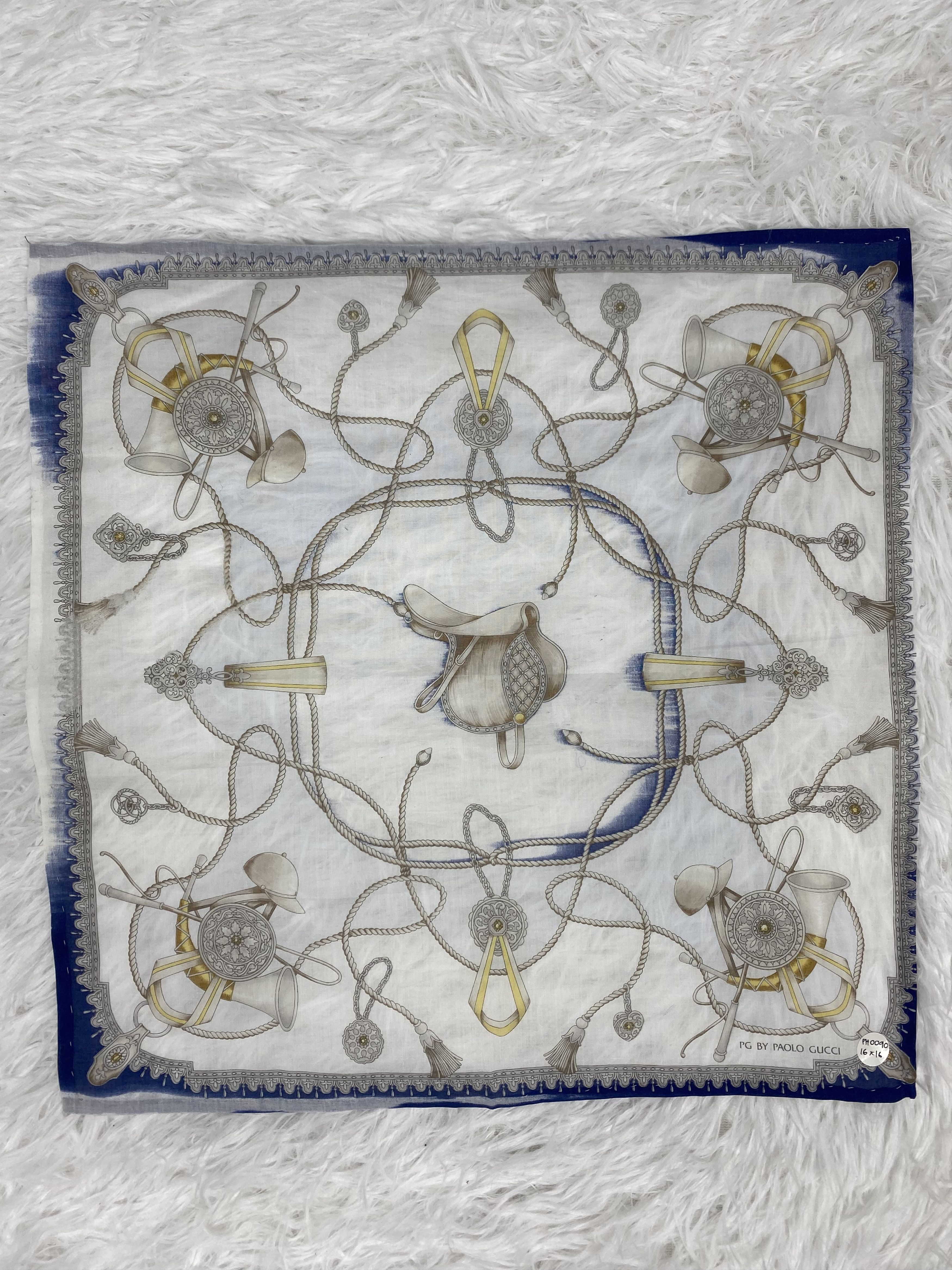 Paolo Gucci Vintage Paolo Gucci Handkerchief PH0090 Size ONE SIZE - 3 Thumbnail